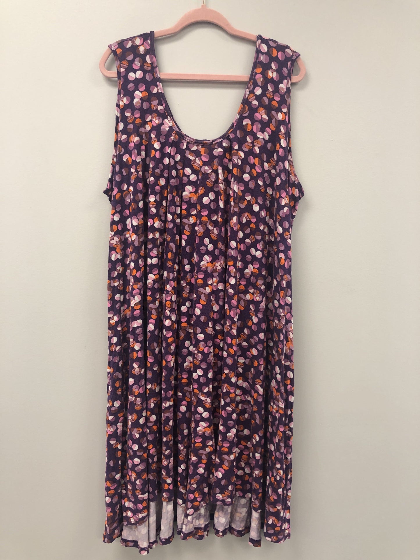 Outlet 5646 - Latched Mama Printed Nursing Romper - Grape Glimmer - Plus