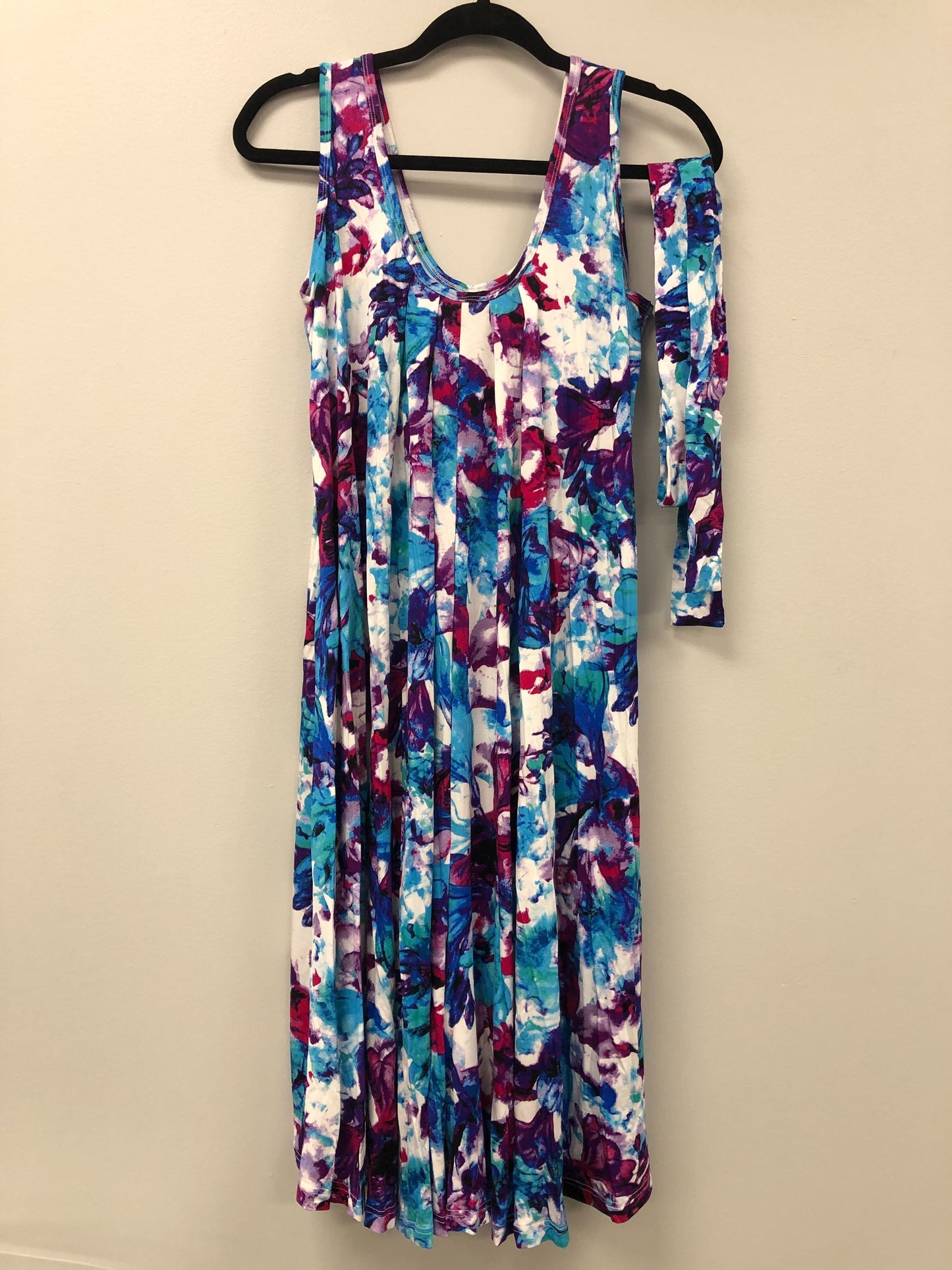 Outlet 5809 - Latched Mama Nursing Romper - Vivid Watercolor - Petite