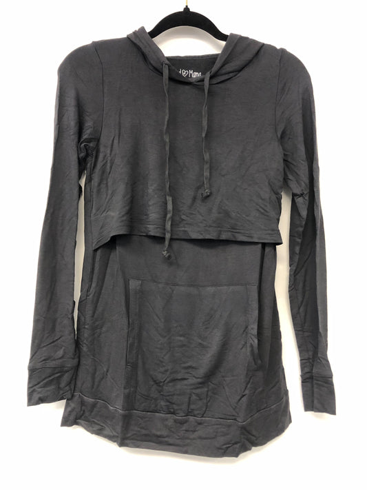 Outlet 6027 - Latched Mama Cloud Nursing Hoodie - Slate - Extra Extra Small