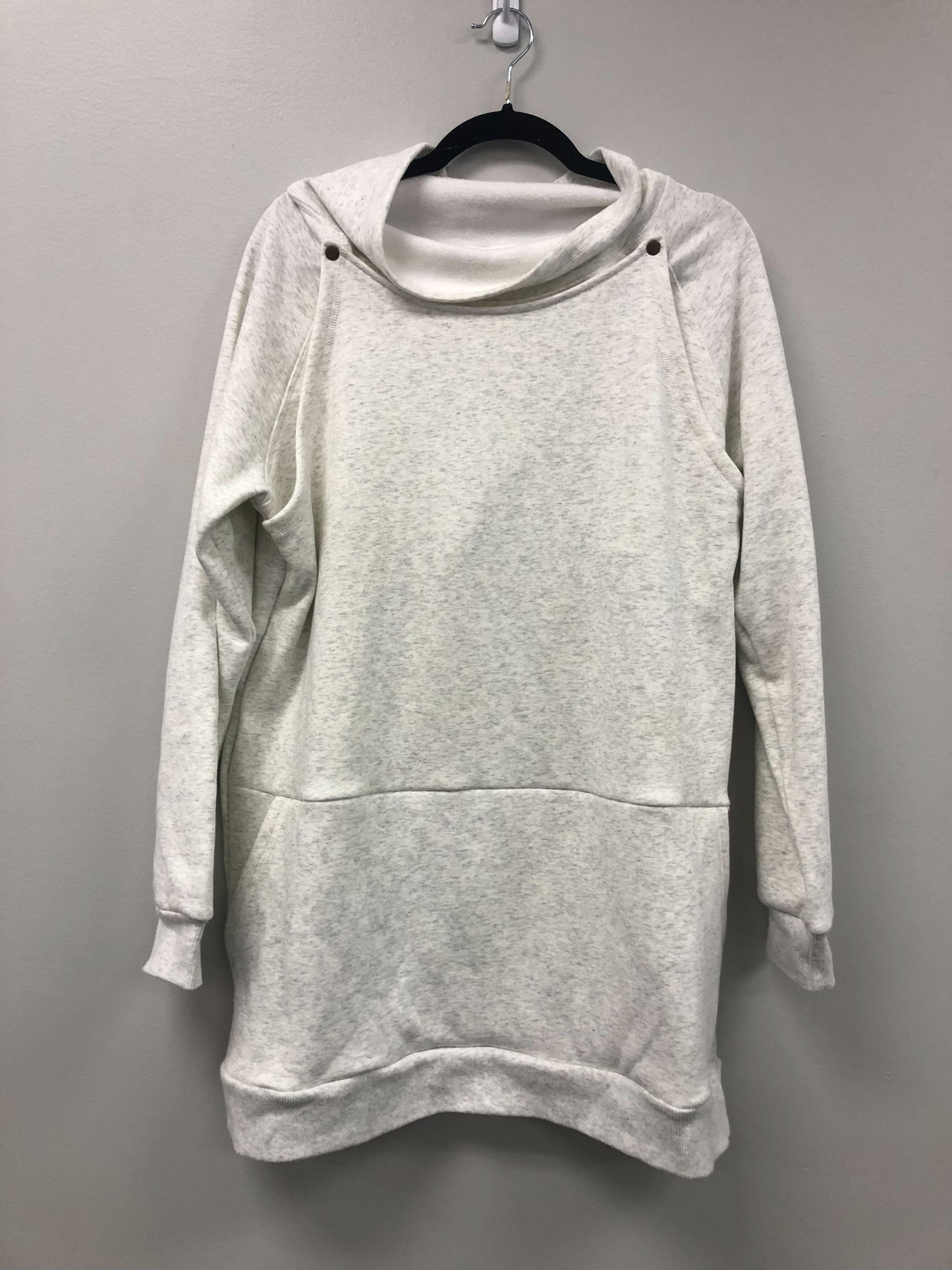 Outlet 5533 - Latched Mama Harbor Snap Nursing Pullover - Oatmeal - 1X