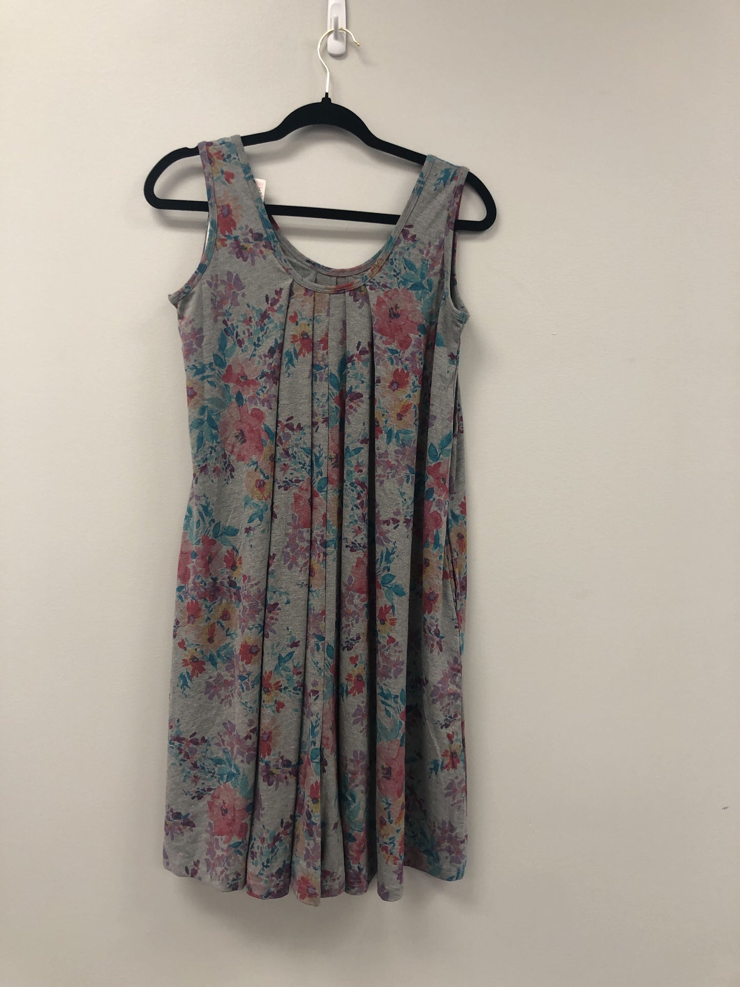 Outlet 5665 - Latched Mama Printed Nursing Romper - Fresco Garden - Petite