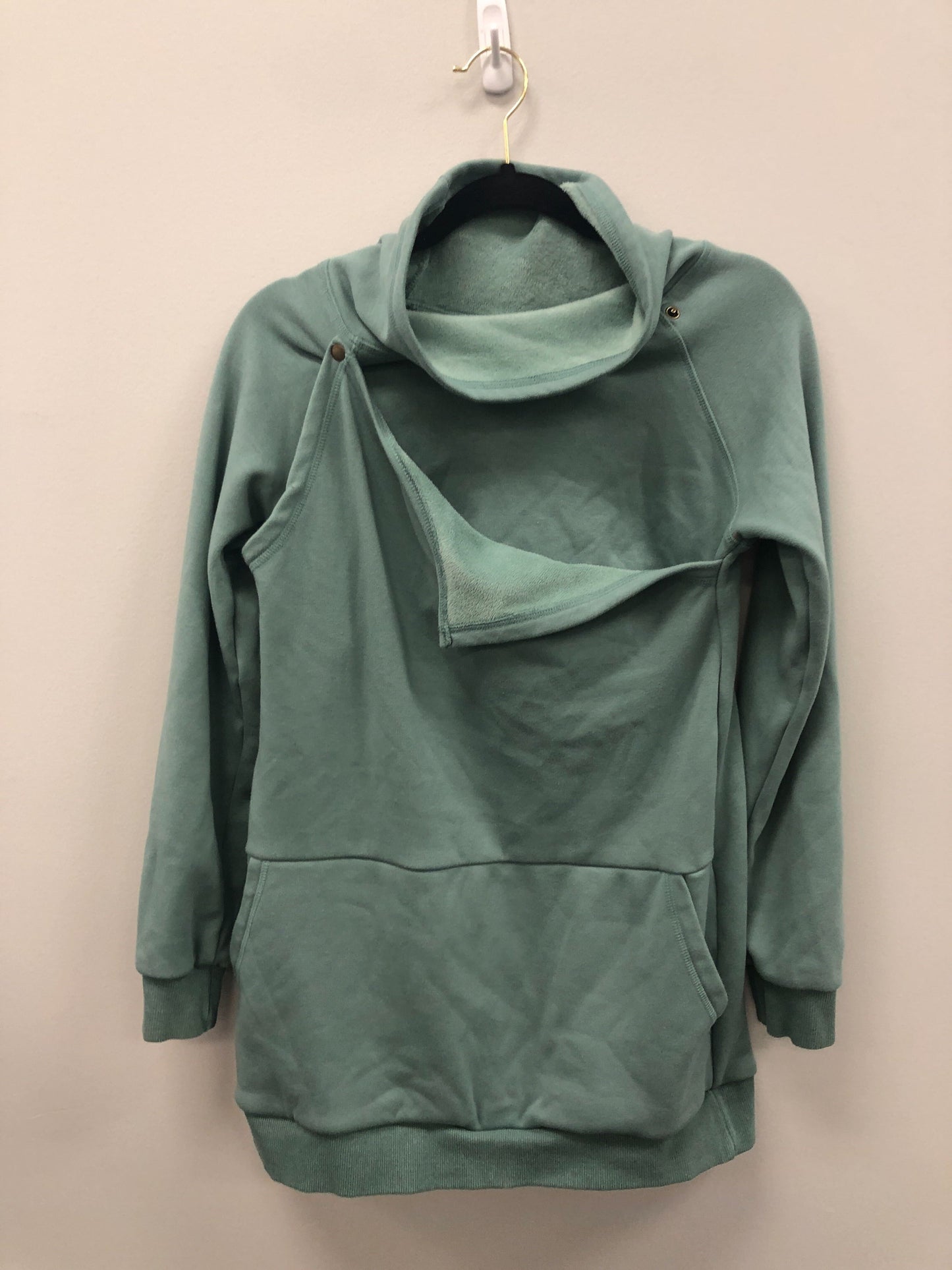 Outlet 5734 - Latched Mama Harbor Snap Nursing Pullover - Seafoam - Medium