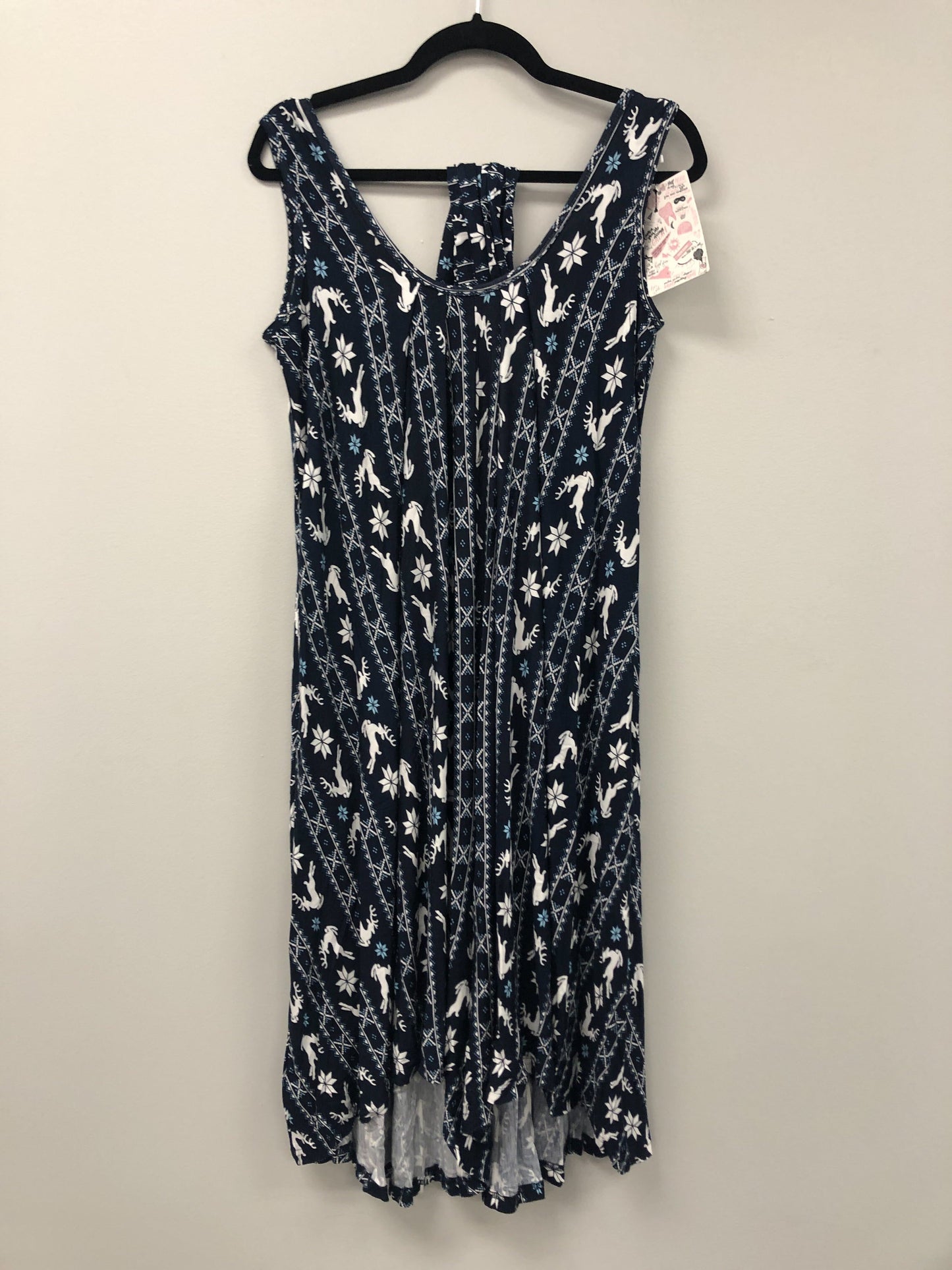 Outlet 5849 - Latched Mama Printed Nursing Romper - Winter Wonderland - Petite