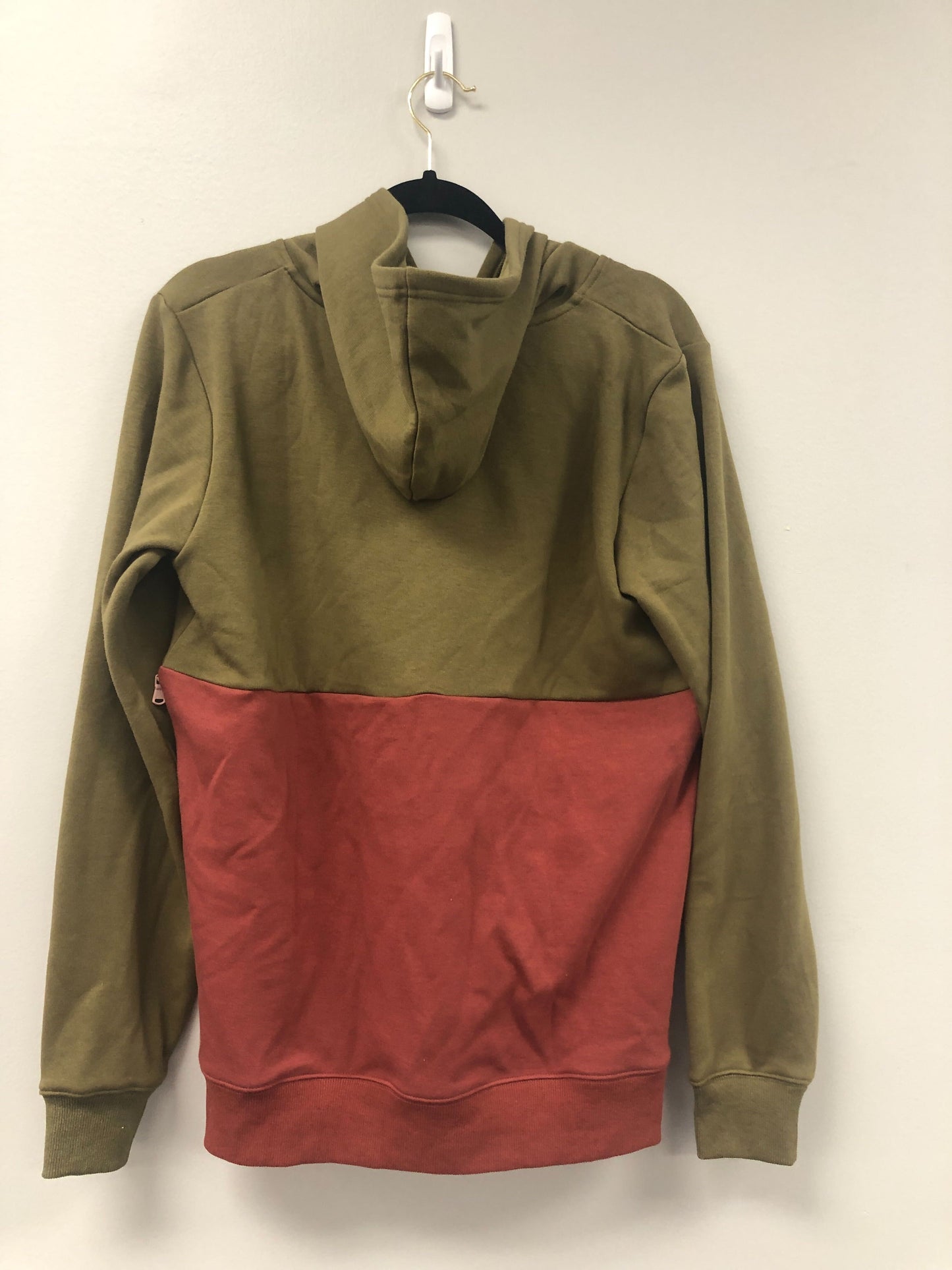 Outlet 5502 - Latched Mama Trailblazer Nursing Hoodie - Olive/Rust - Medium