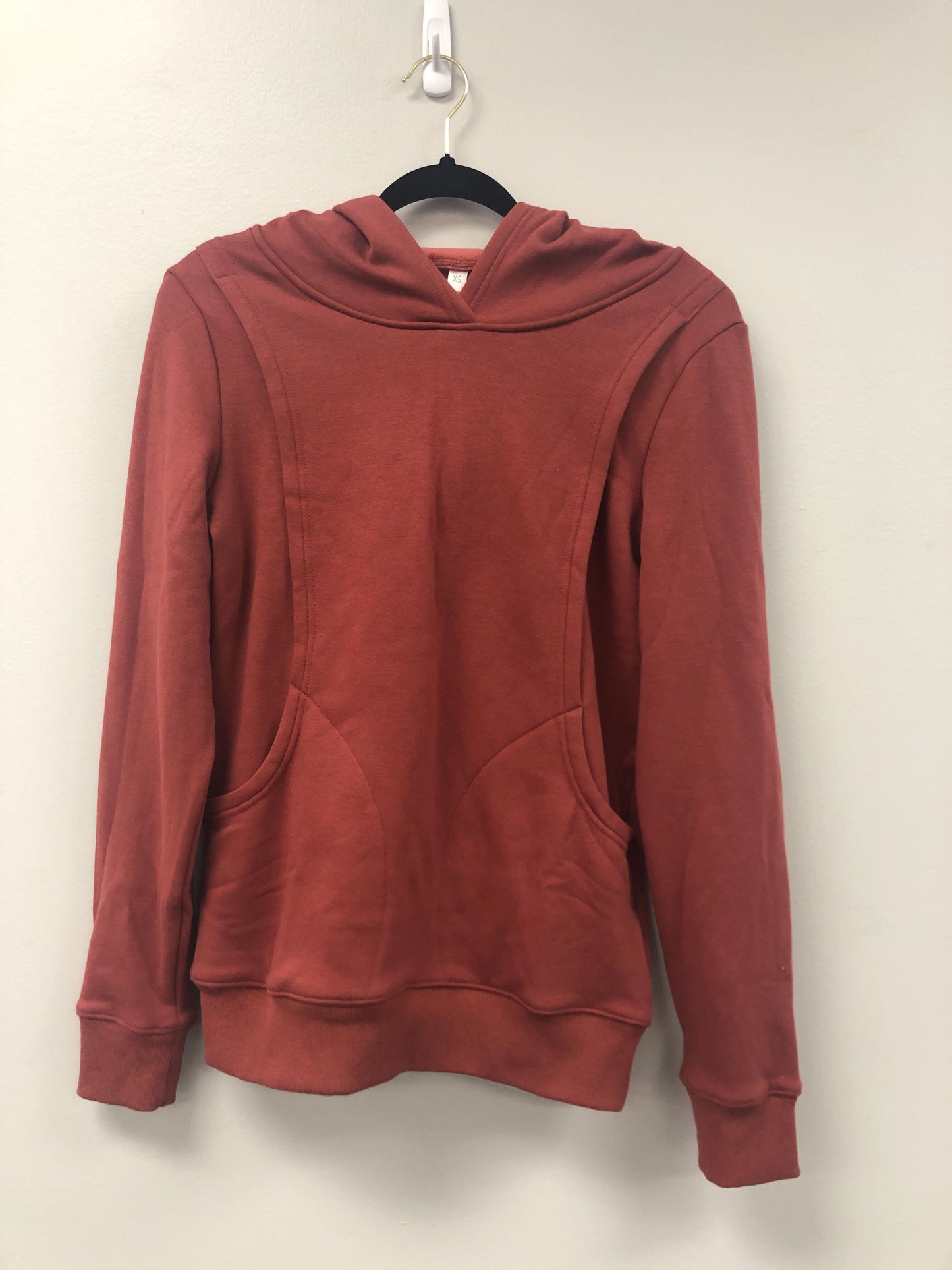 Outlet 5633 - The Latched Mama Heavy Hoodie - Rust - Extra Small