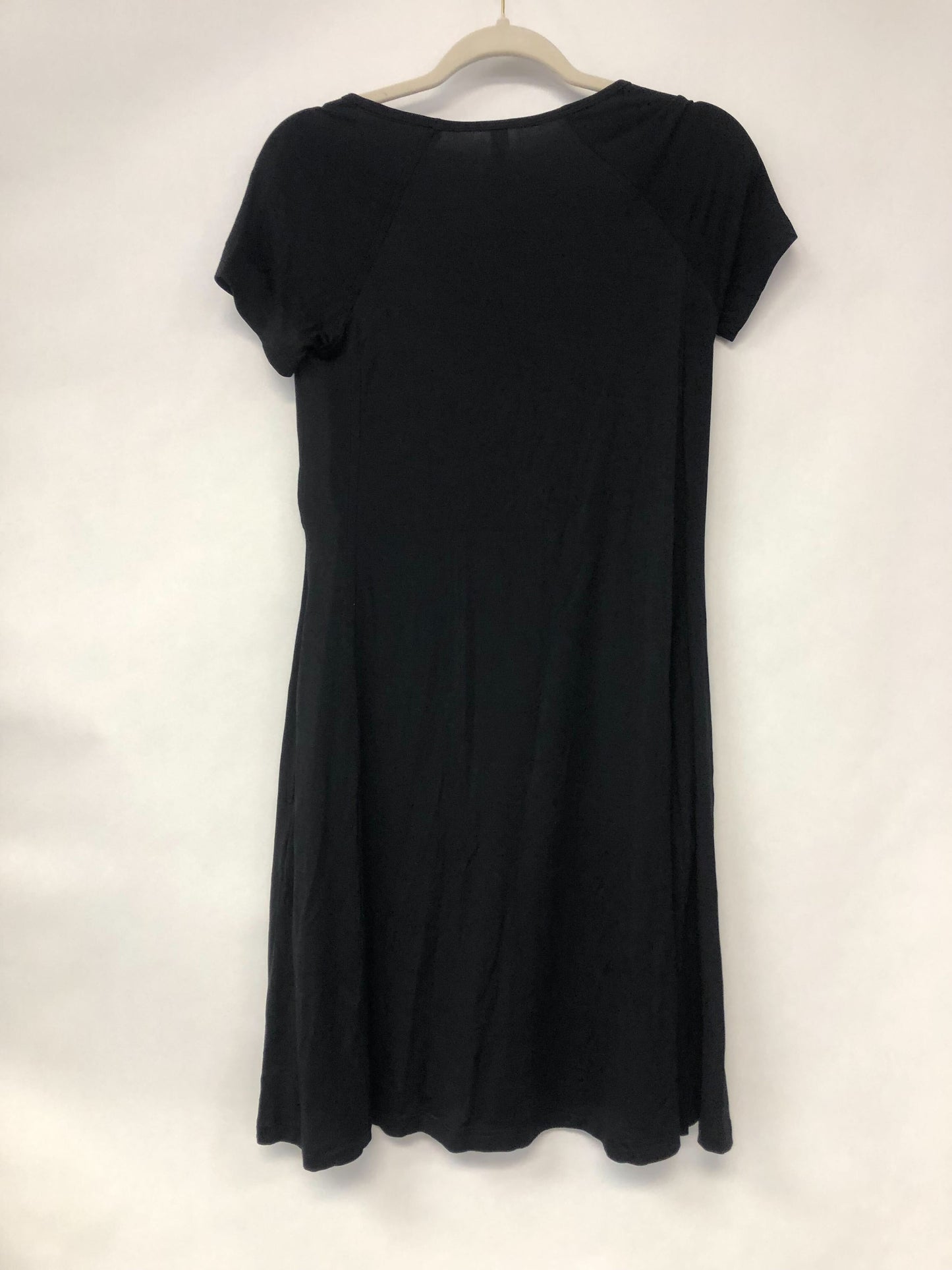 Outlet 6234 - Latched Mama Drawstring Midi Nursing Dress - Black - Extra Small