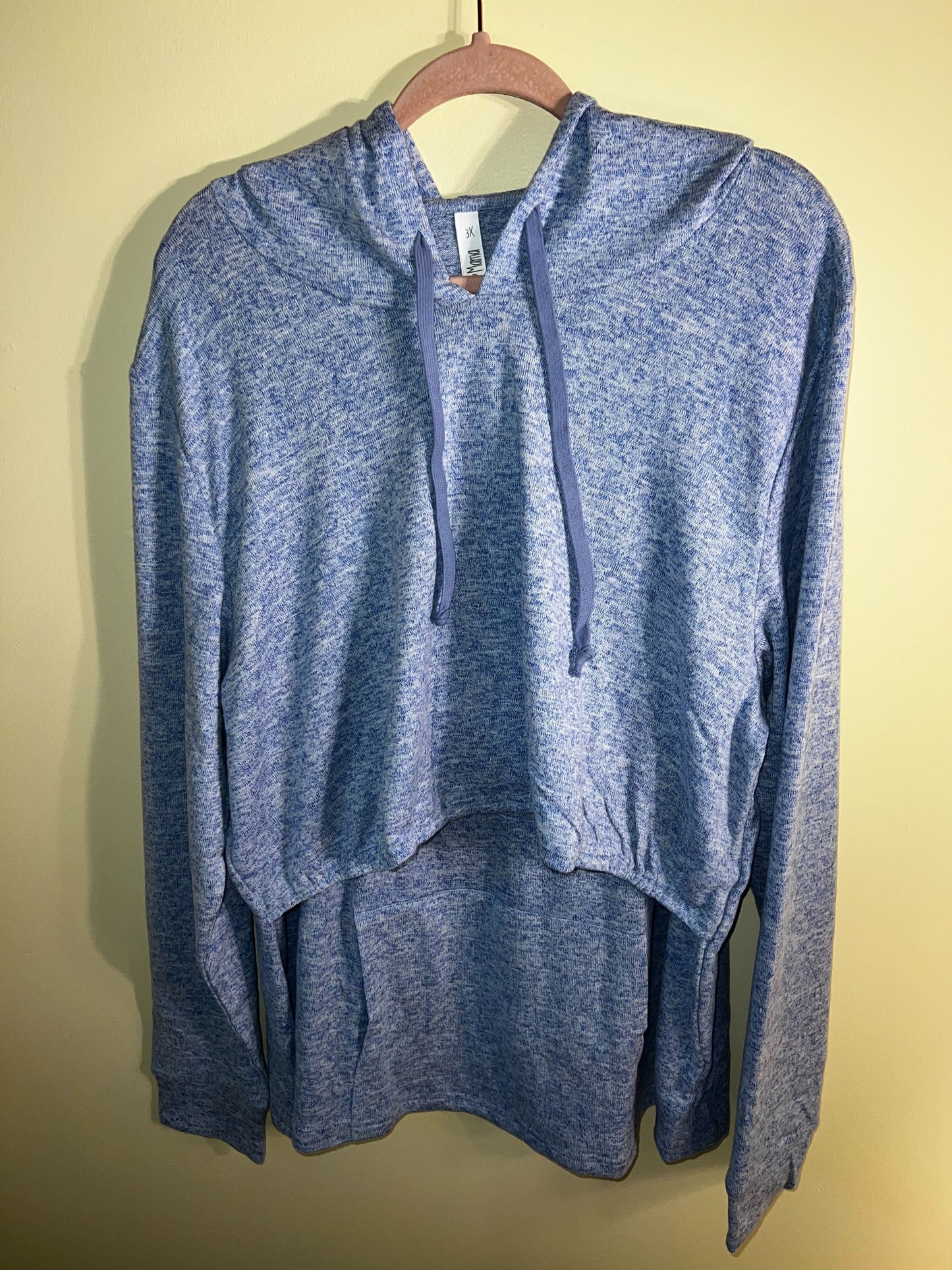 Outlet 5764 - Latched Mama Everyday Nursing Hoodie - Glacier - 3X