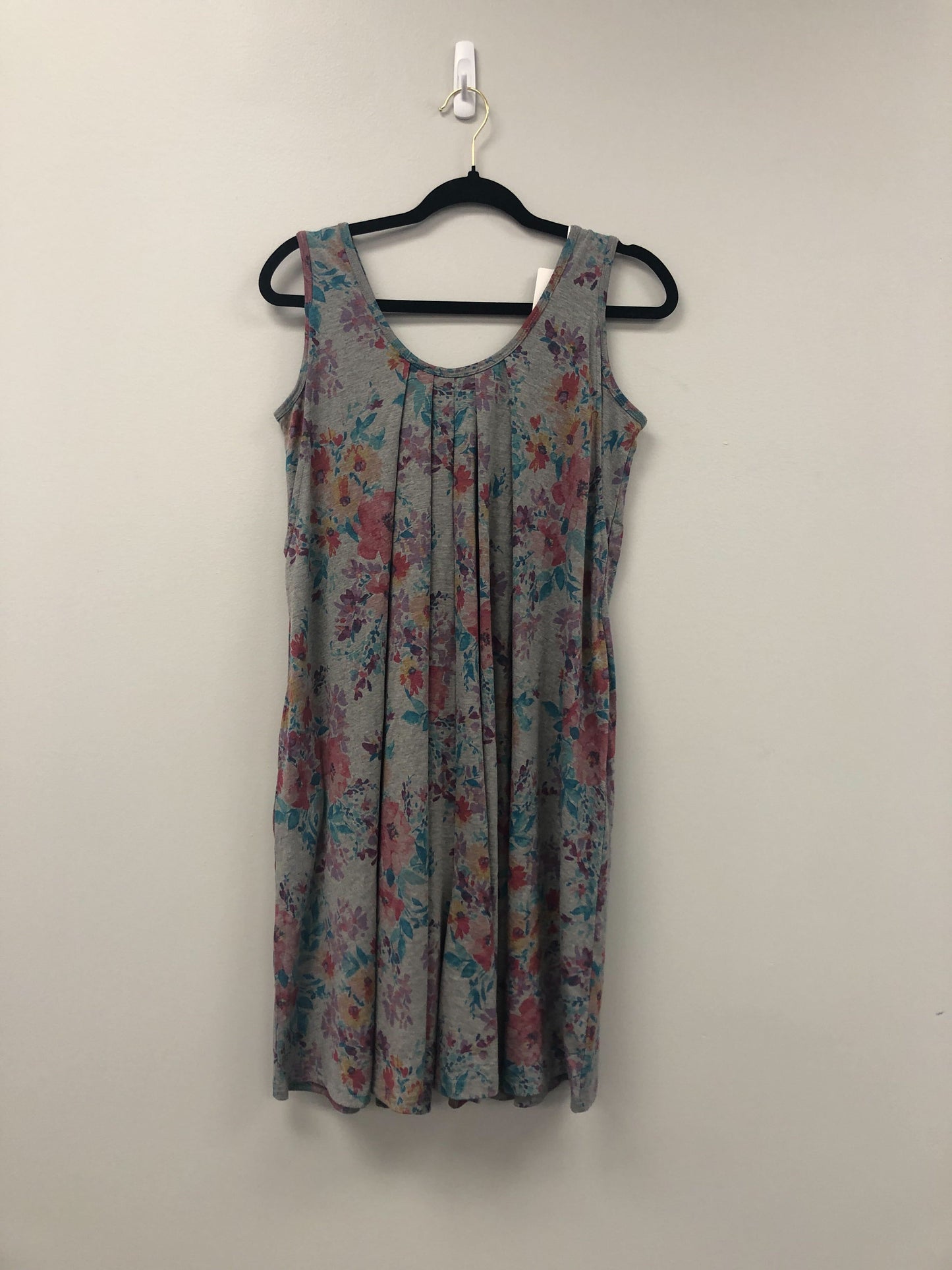 Outlet 5665 - Latched Mama Printed Nursing Romper - Fresco Garden - Petite