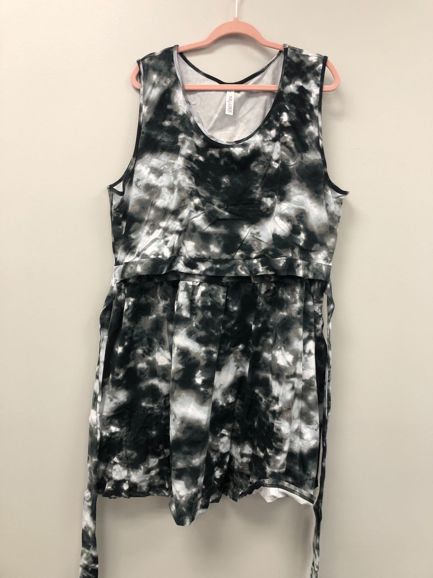 Outlet 5942 - Latched Mama Sunkissed Nursing Sundress - Onyx Storm - 4X