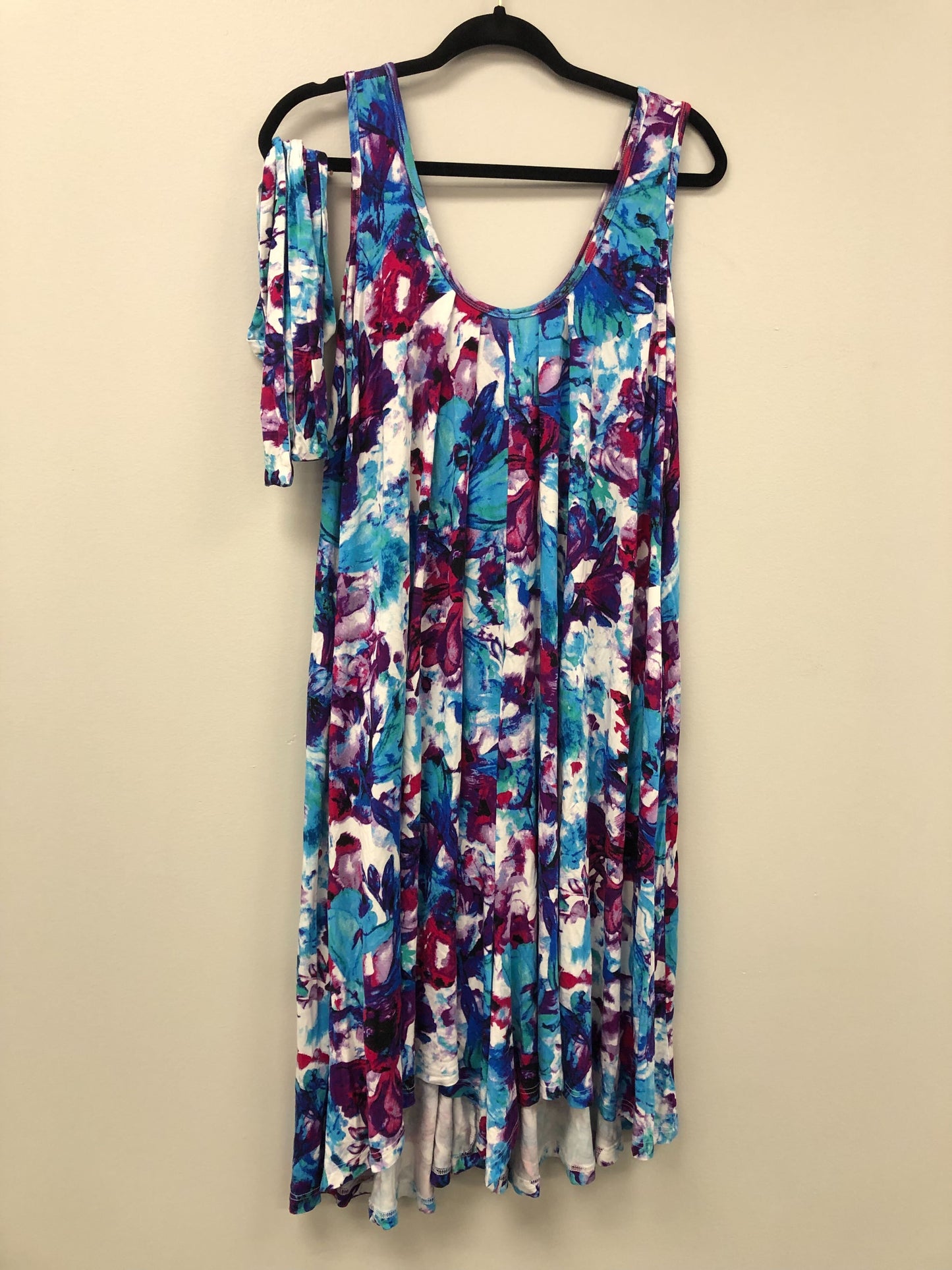 Outlet 5625 - Latched Mama Nursing Romper - Vivid Watercolor - Petite