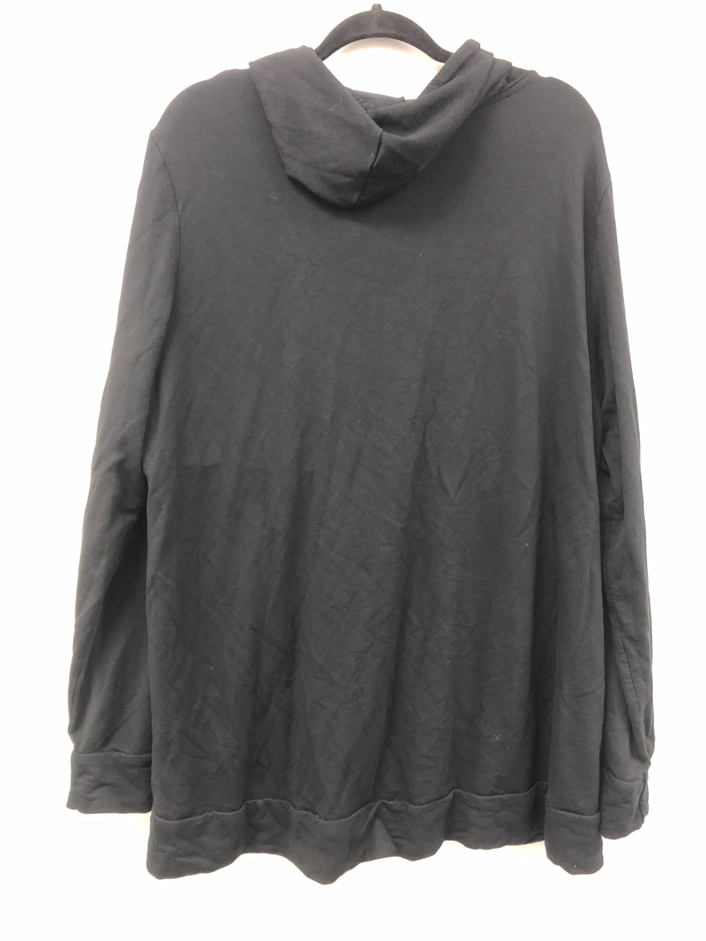 Outlet 5801 - Latched Mama Cloud Nursing Hoodie - Black - 3X