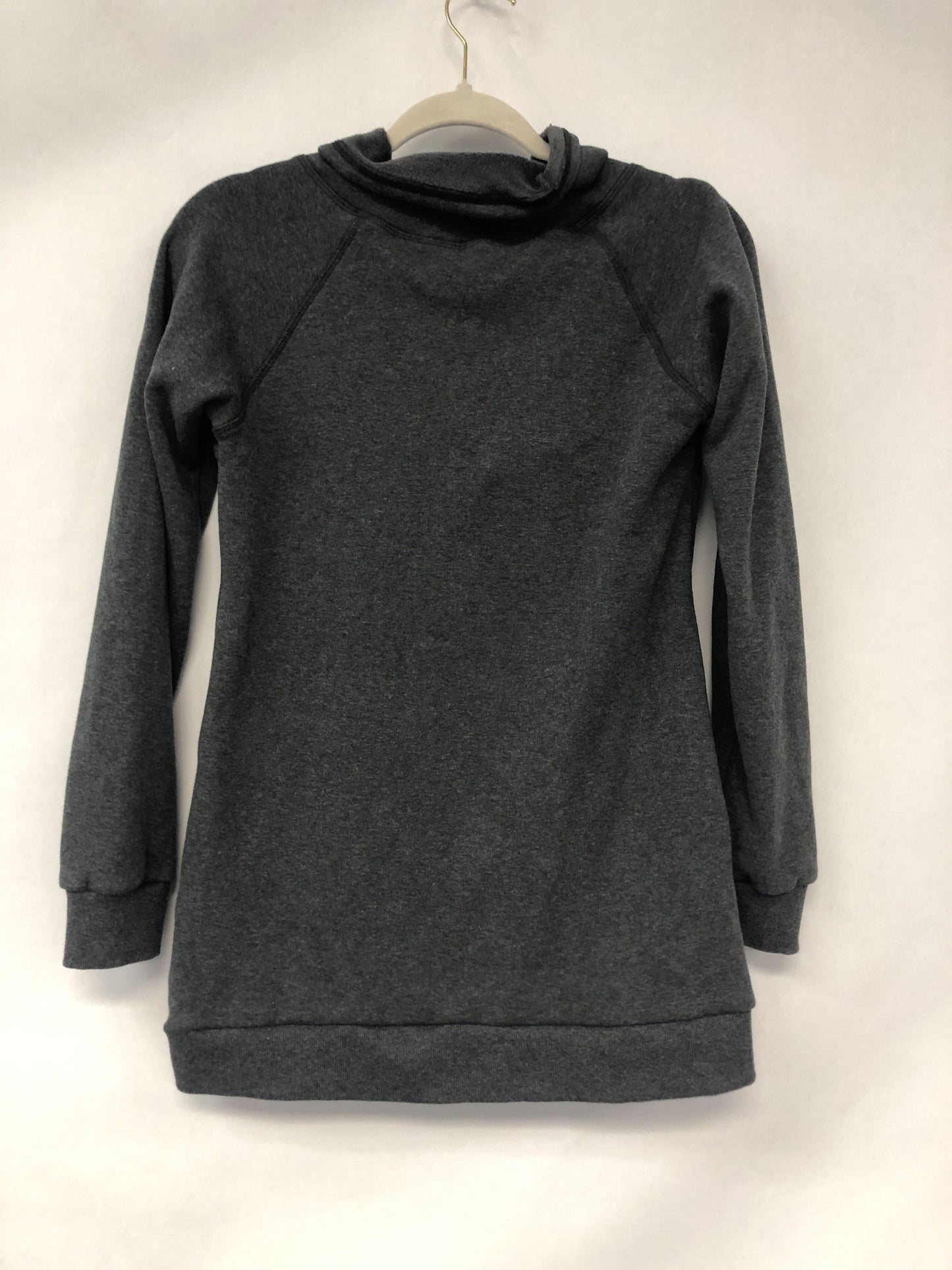 Outlet 6086 - Latched Mama Embroidered Harbor Snap Nursing Pullover - Charcoal - Small
