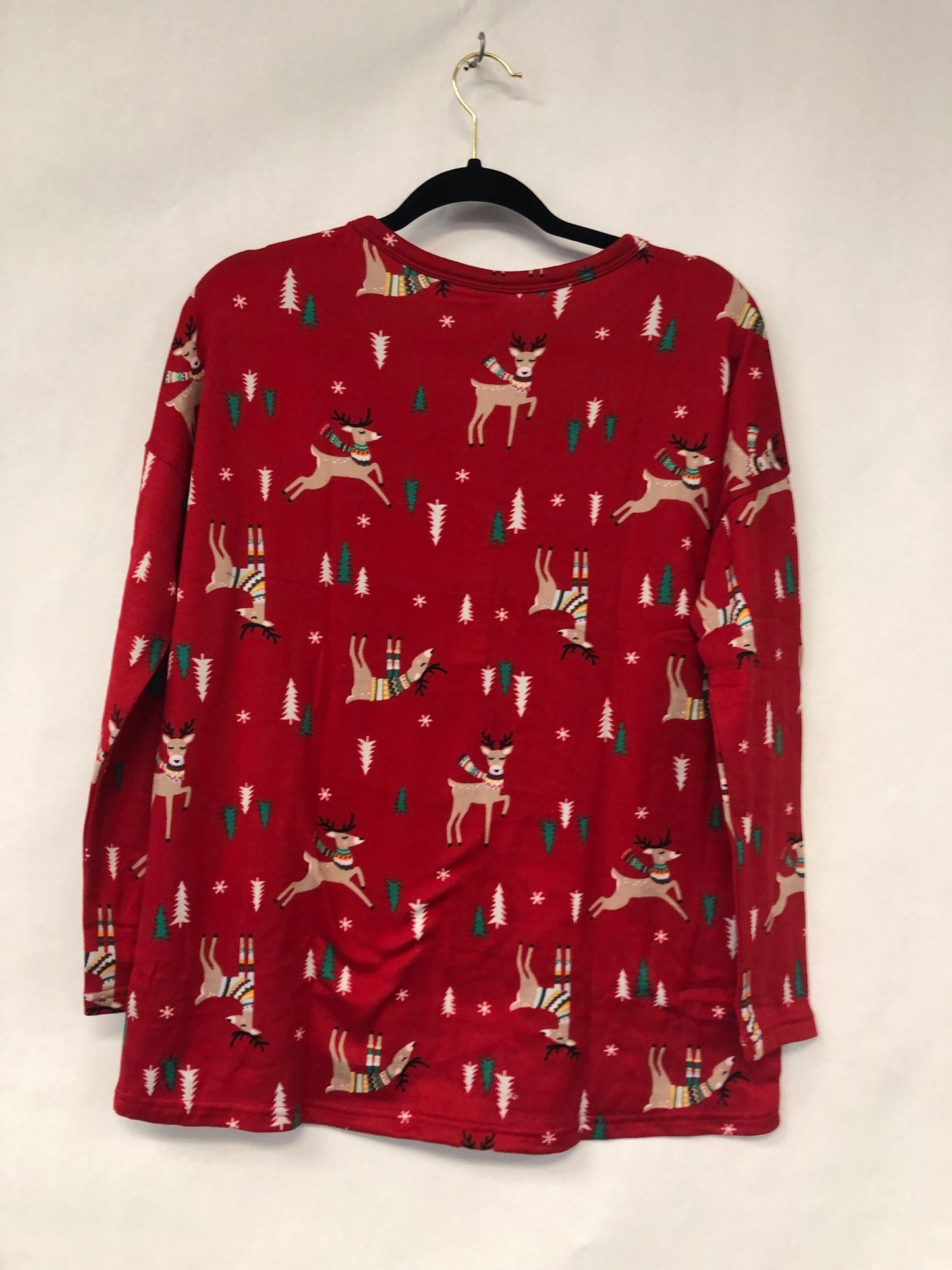 Outlet 6282 - Latched Mama Holiday Jogger Shirt - Holly Jolly - Medium