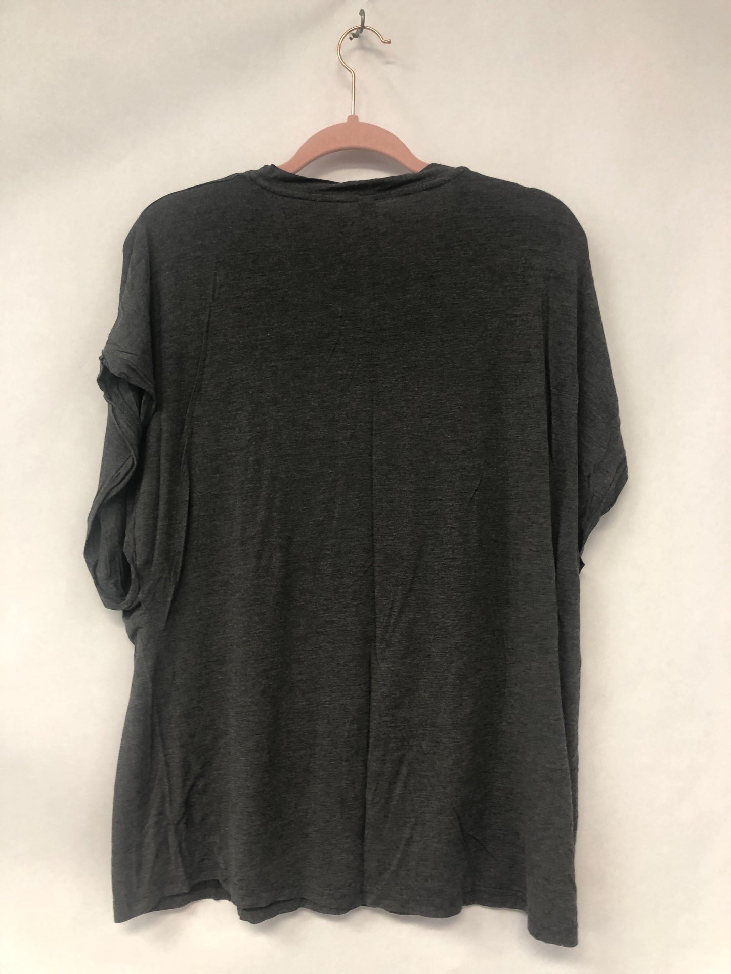 Outlet 6215 - Latched Mama V-Neck Daily Nursing Tee - Charcoal - Large