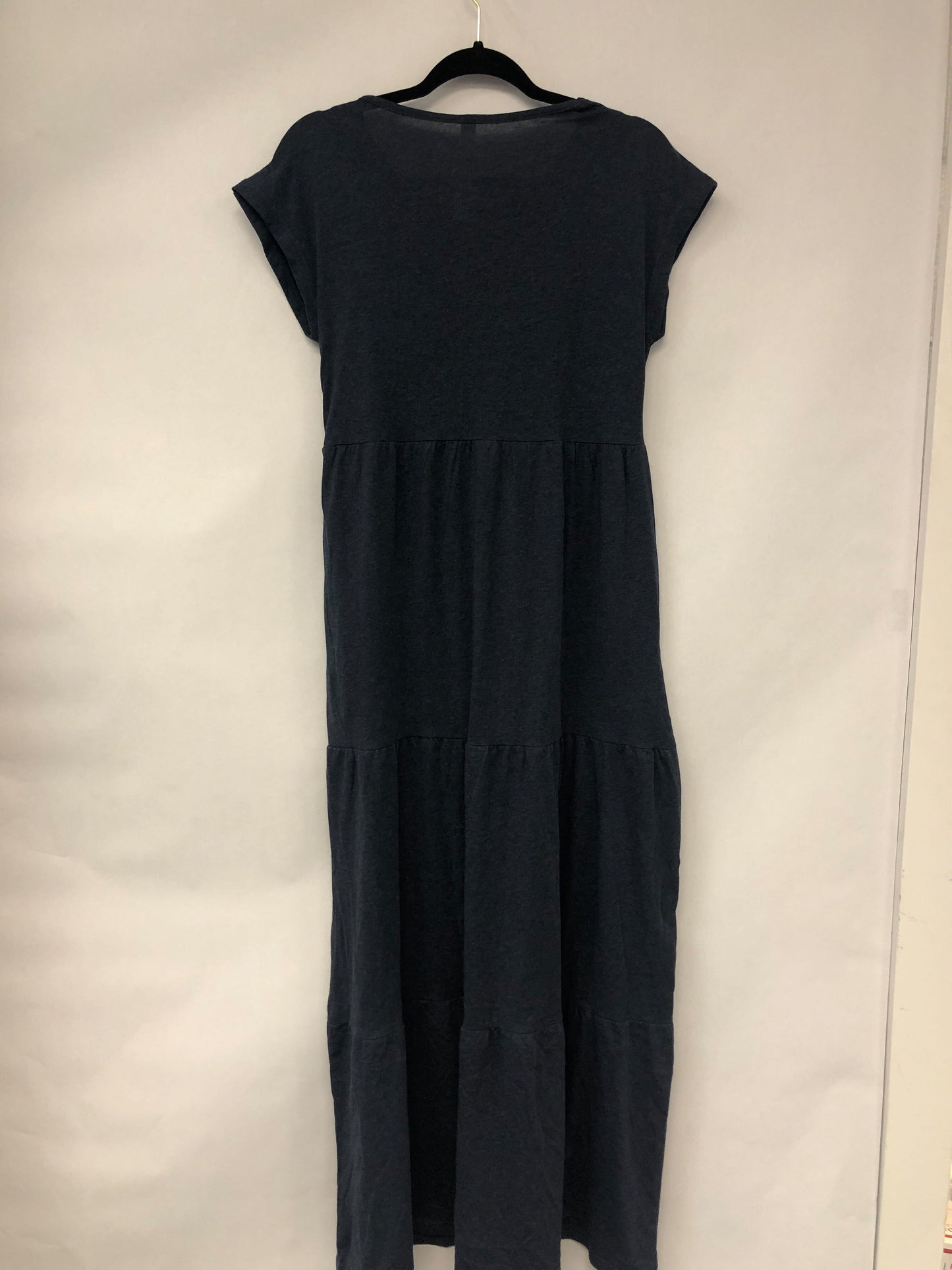 Outlet 6058 - Latched Mama Tiered T-Shirt Maxi Dress - Navy - Small