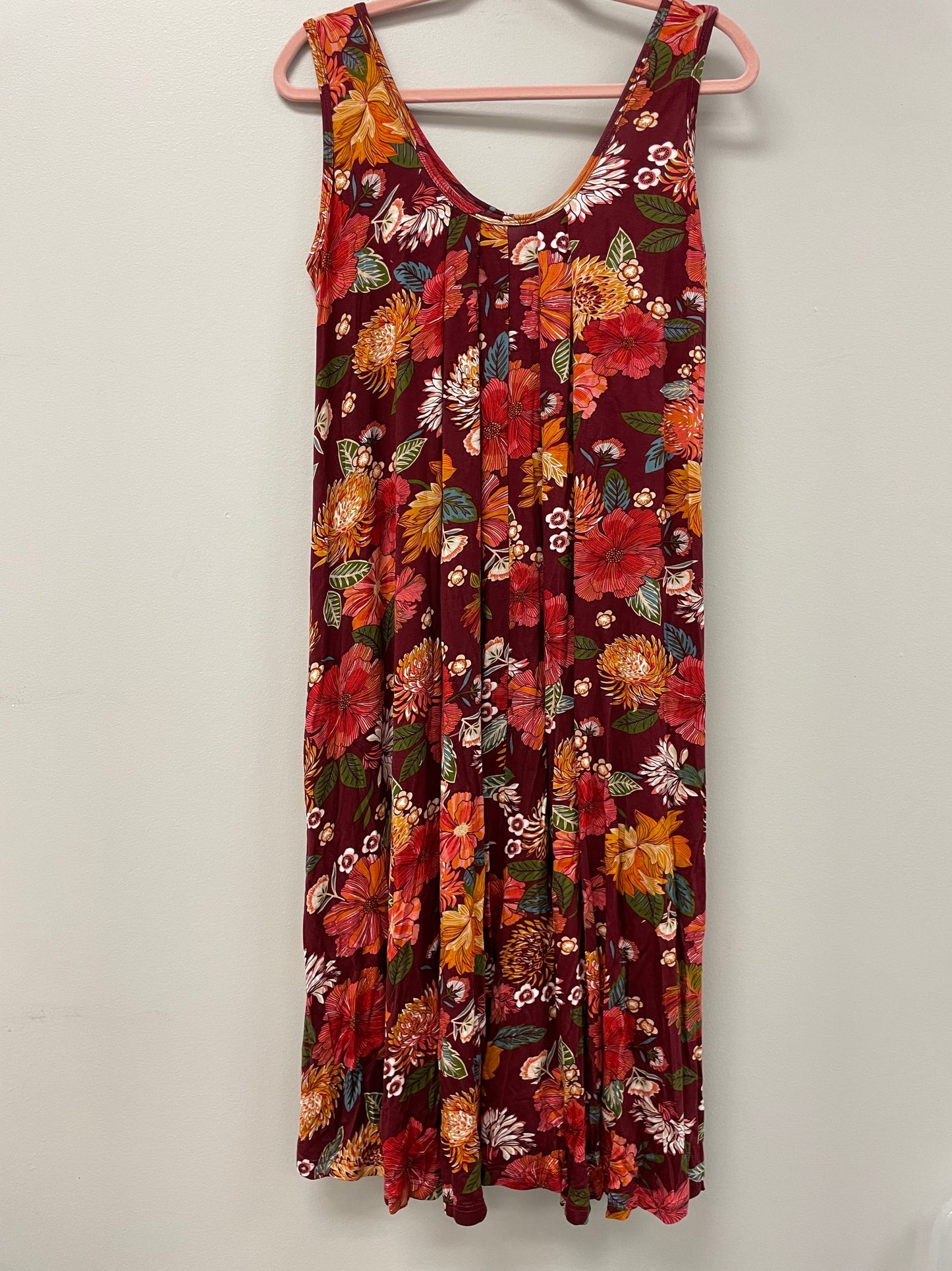Outlet 5787 - Latched Mama Printed Nursing Romper - Retro Wine - Standard