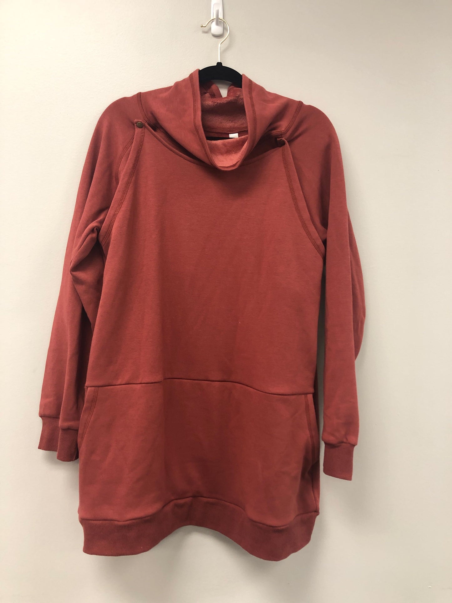 Outlet 5586 - Latched Mama Harbor Snap Nursing Pullover - Rust - 1X