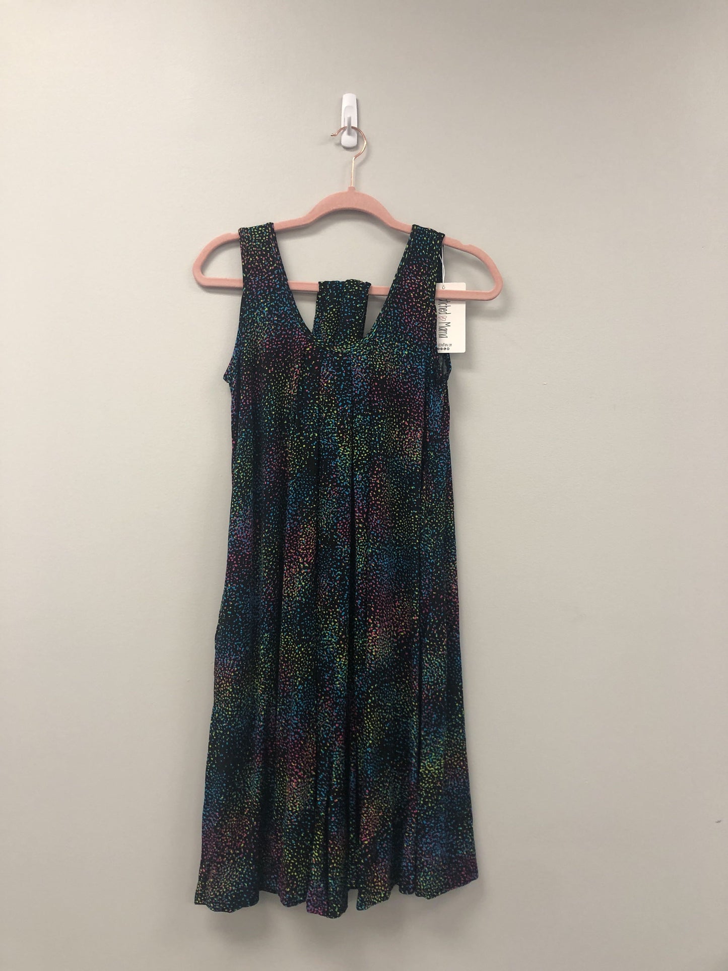 Outlet 5663 - Latched Mama Printed Nursing Romper - Cosmic Confetti - Standard