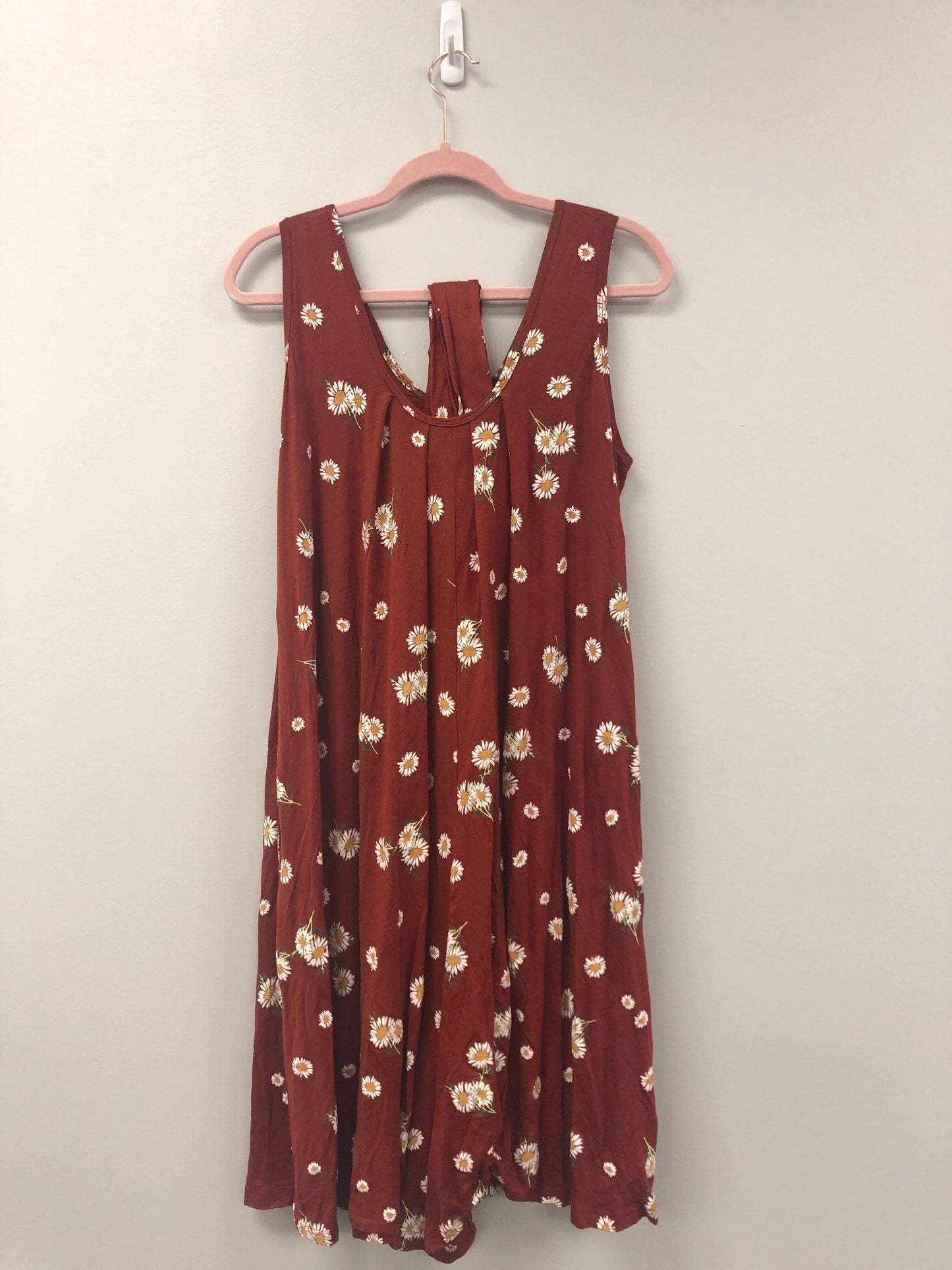 Outlet 5661 - Latched Mama Printed Nursing Romper - Cinnamon Daisy - Standard