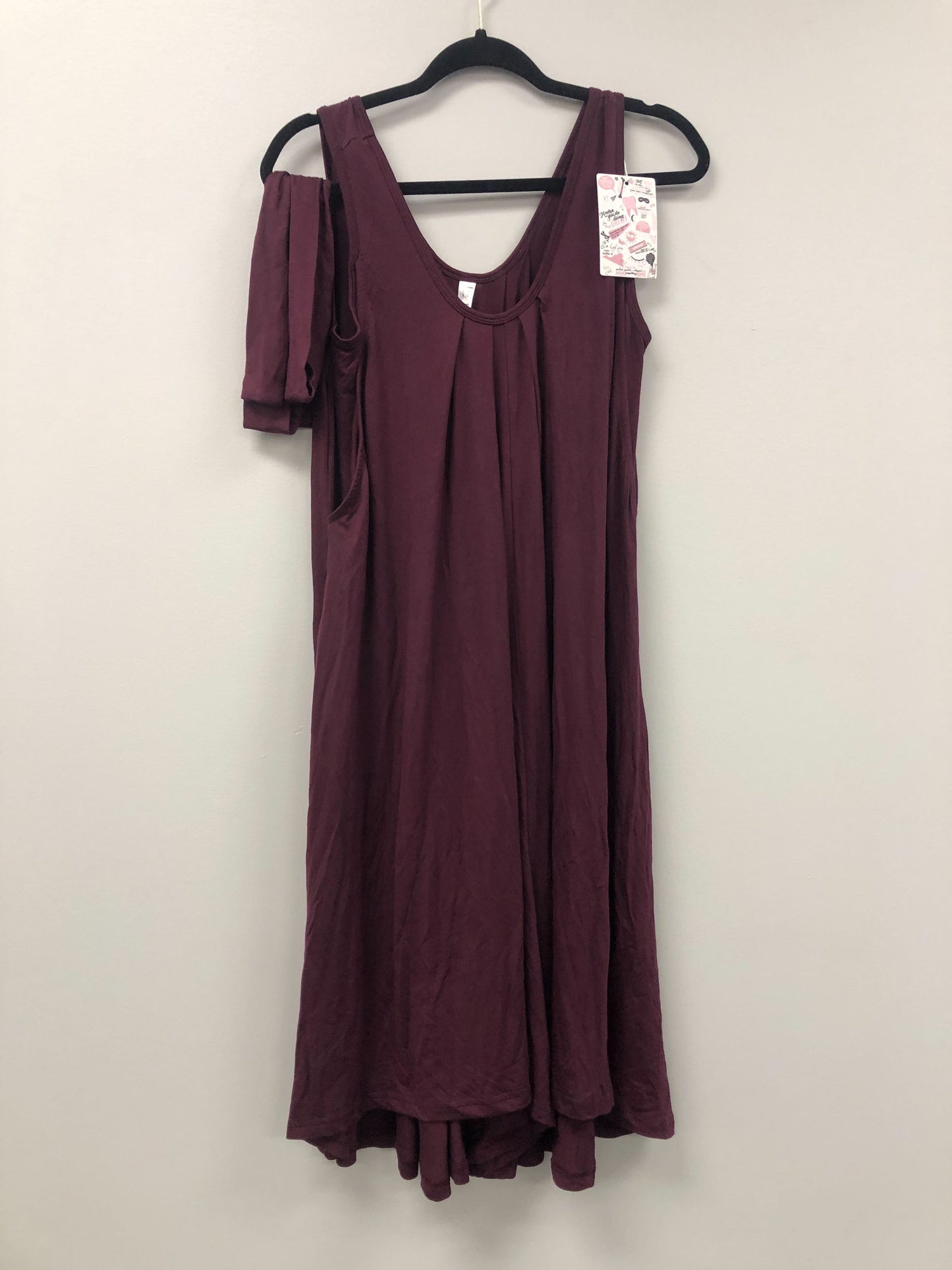 Outlet 5540 - Latched Mama Nursing Romper - Wine - Standard