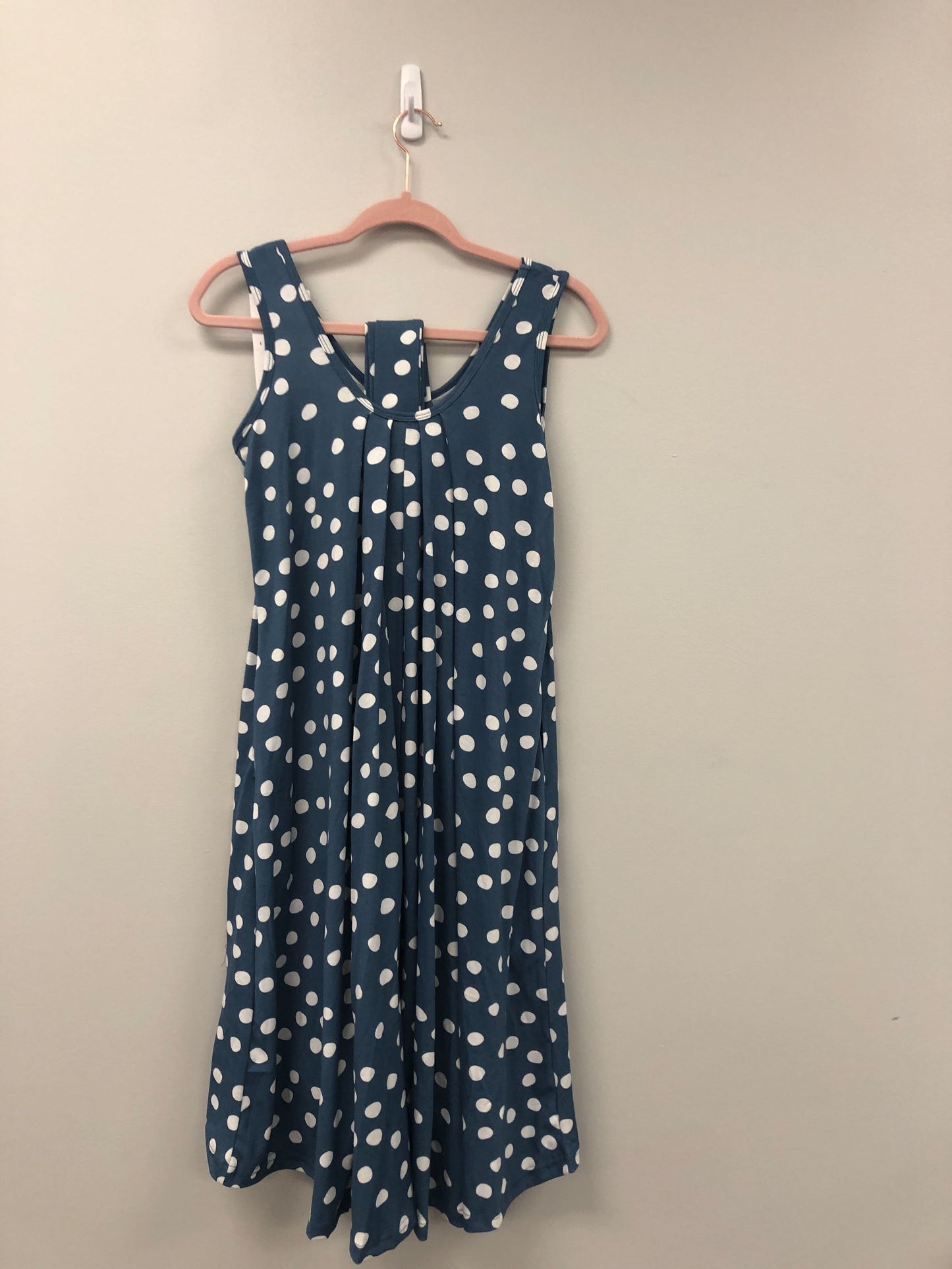 Outlet 5868 - Latched Mama Printed Nursing Romper - Ocean Dots - Petite