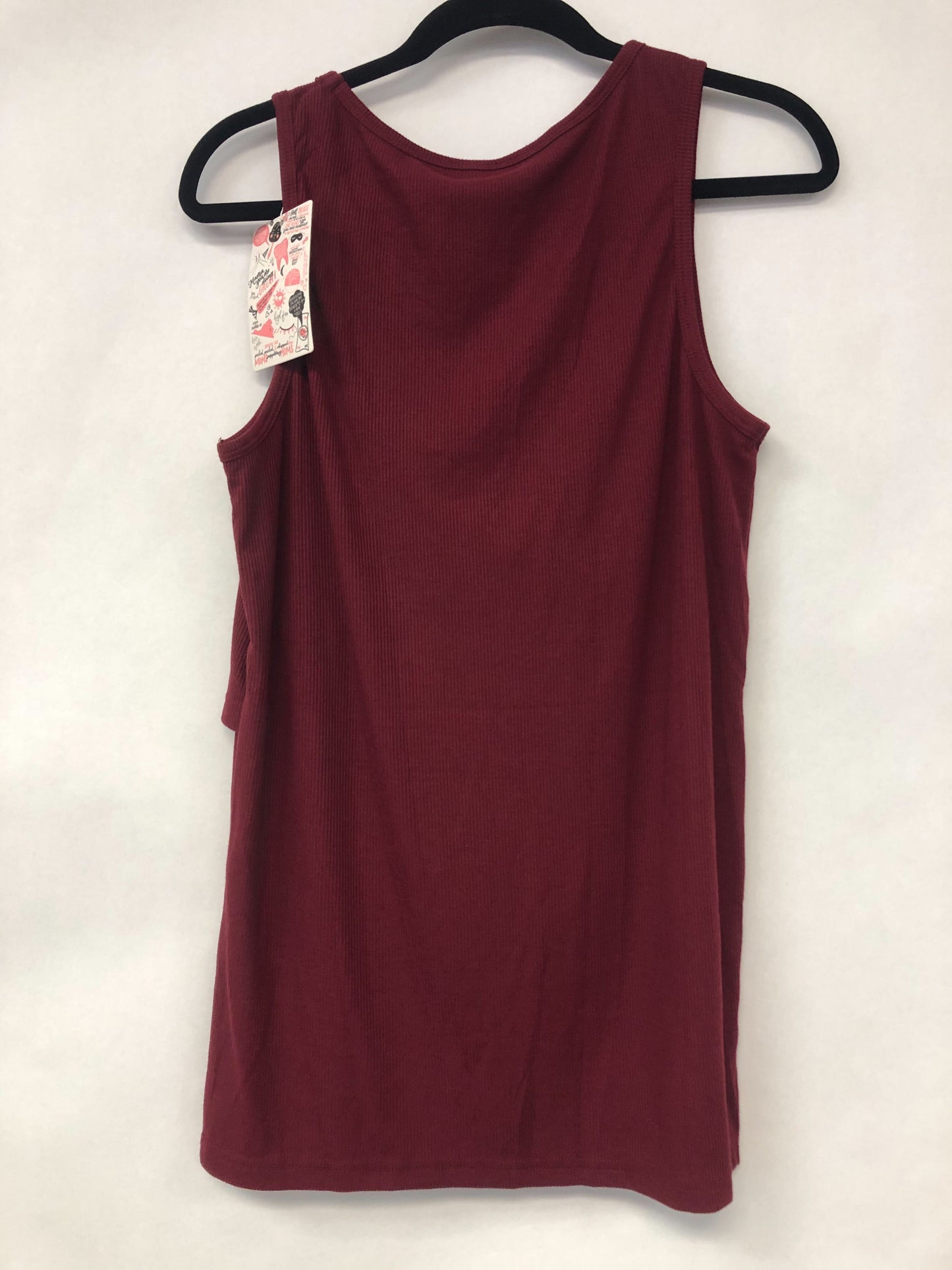 Outlet 6243 - Latched Mama Boo-Bees Nursing Tank - Wine - Extra Large