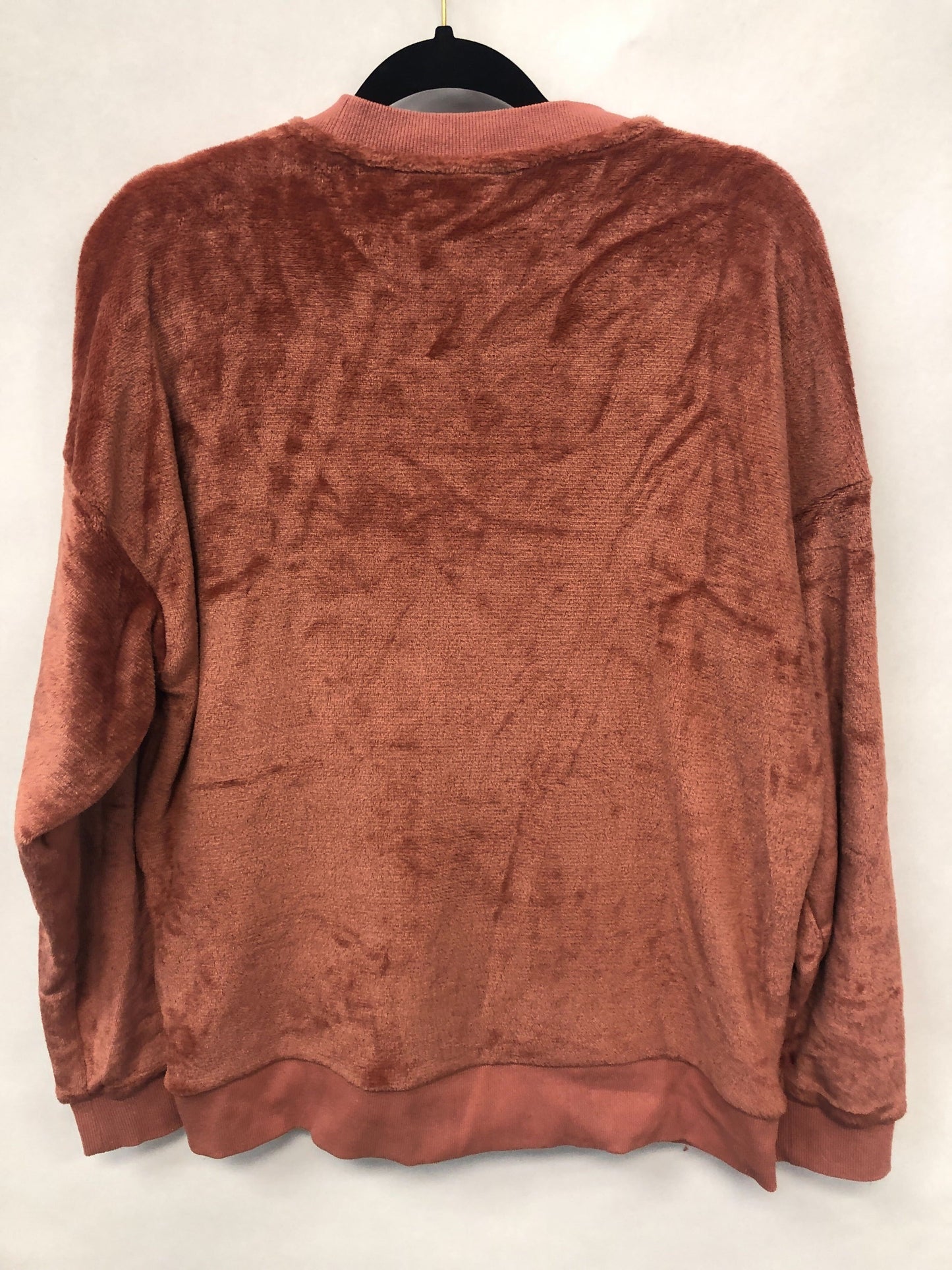 Outlet 6065 - Latched Mama Fleece Snap Nursing Pullover - Dark Mauve - Medium