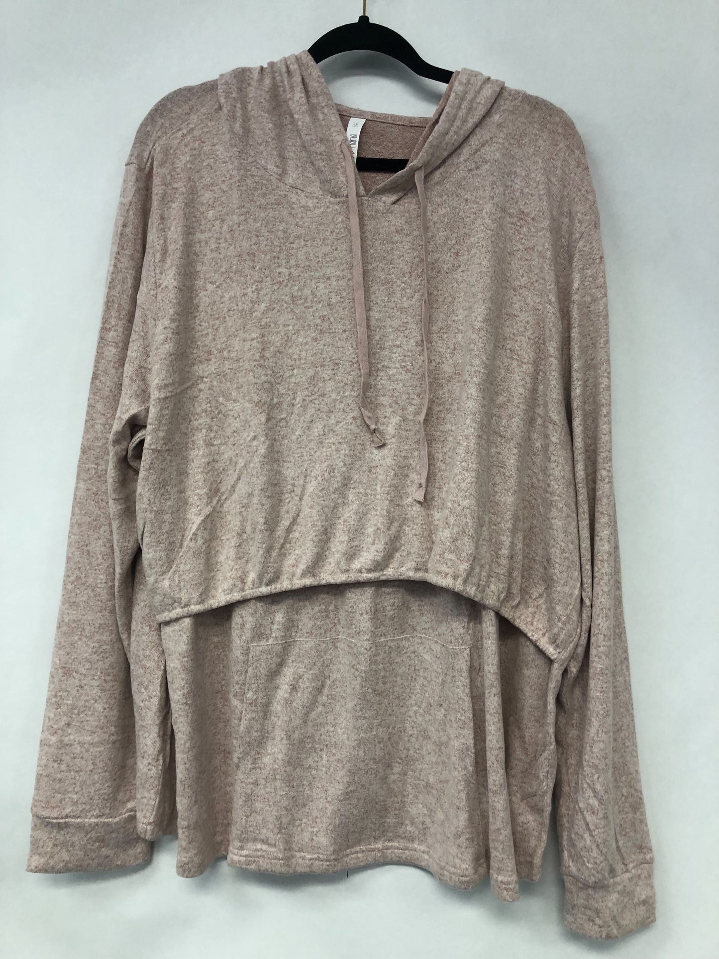 Outlet 6187 - Latched Mama Everyday Nursing Hoodie - Champagne - 3X