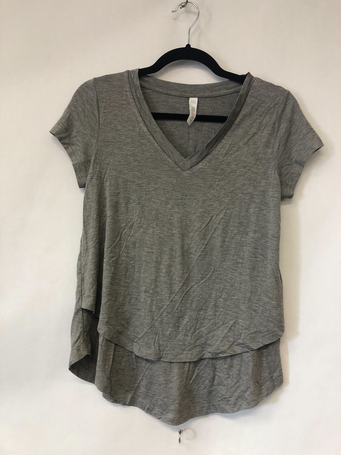 Outlet 6250 - V-Neck Boyfriend Nursing Tee - Light Grey - Extra Extra Small