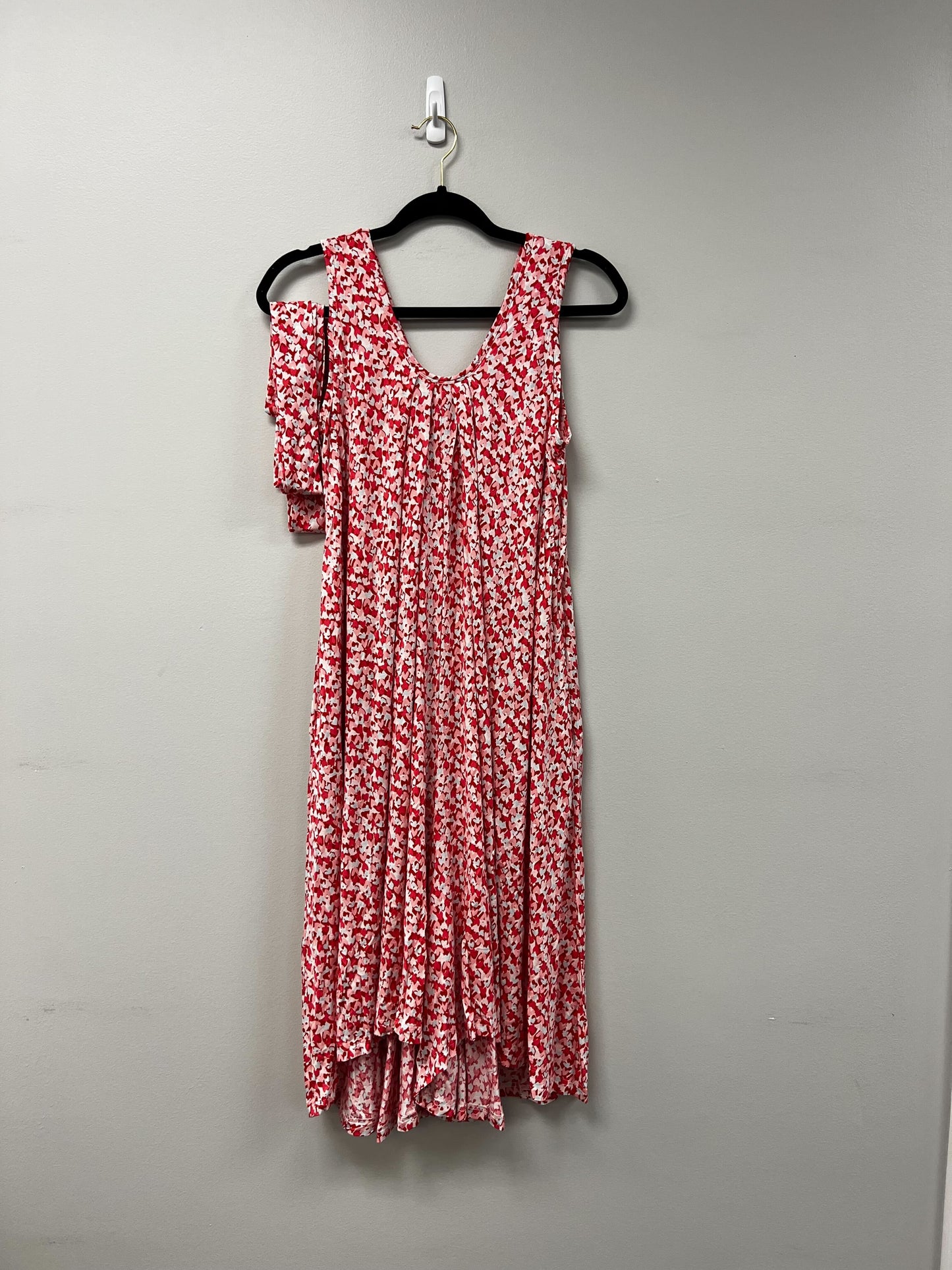Outlet 5486 - Latched Mama Printed Nursing Romper - Hearts - Standard