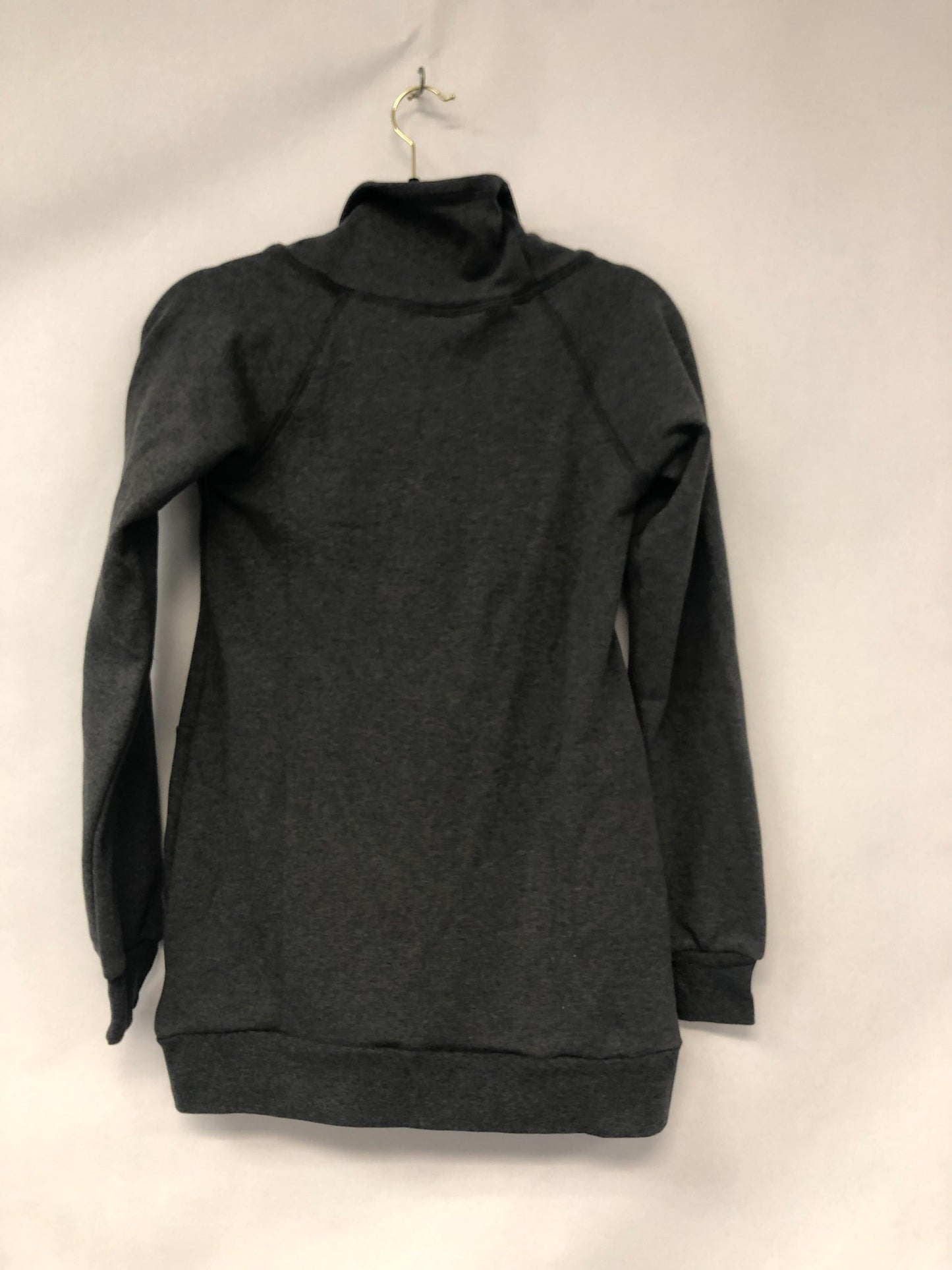 Outlet 6090 - Latched Mama Embroidered Harbor Snap Nursing Pullover - Charcoal - Extra Small