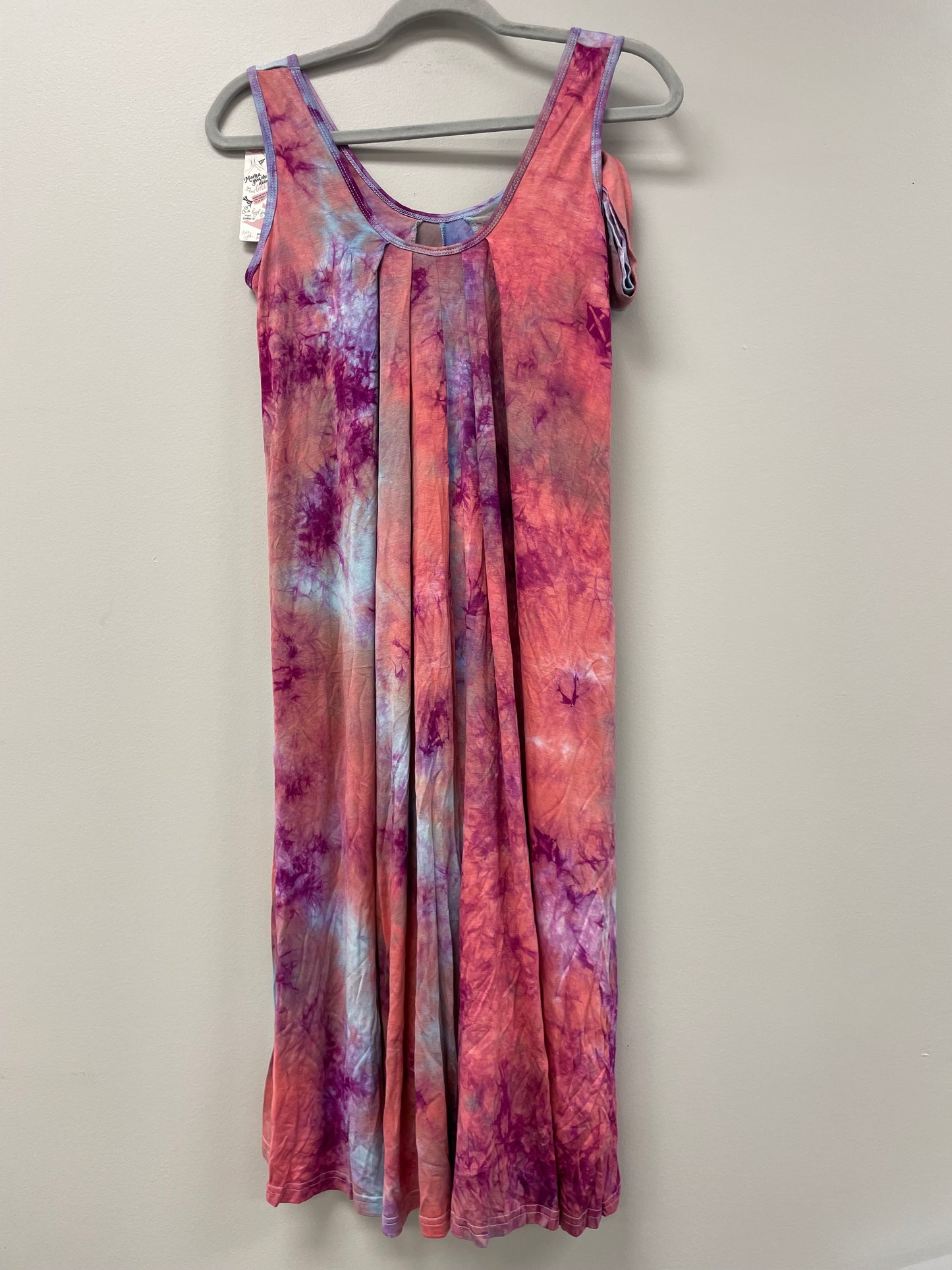 Outlet 5774 - Latched Mama Printed Nursing Romper - Vibrant Sunset - Petite