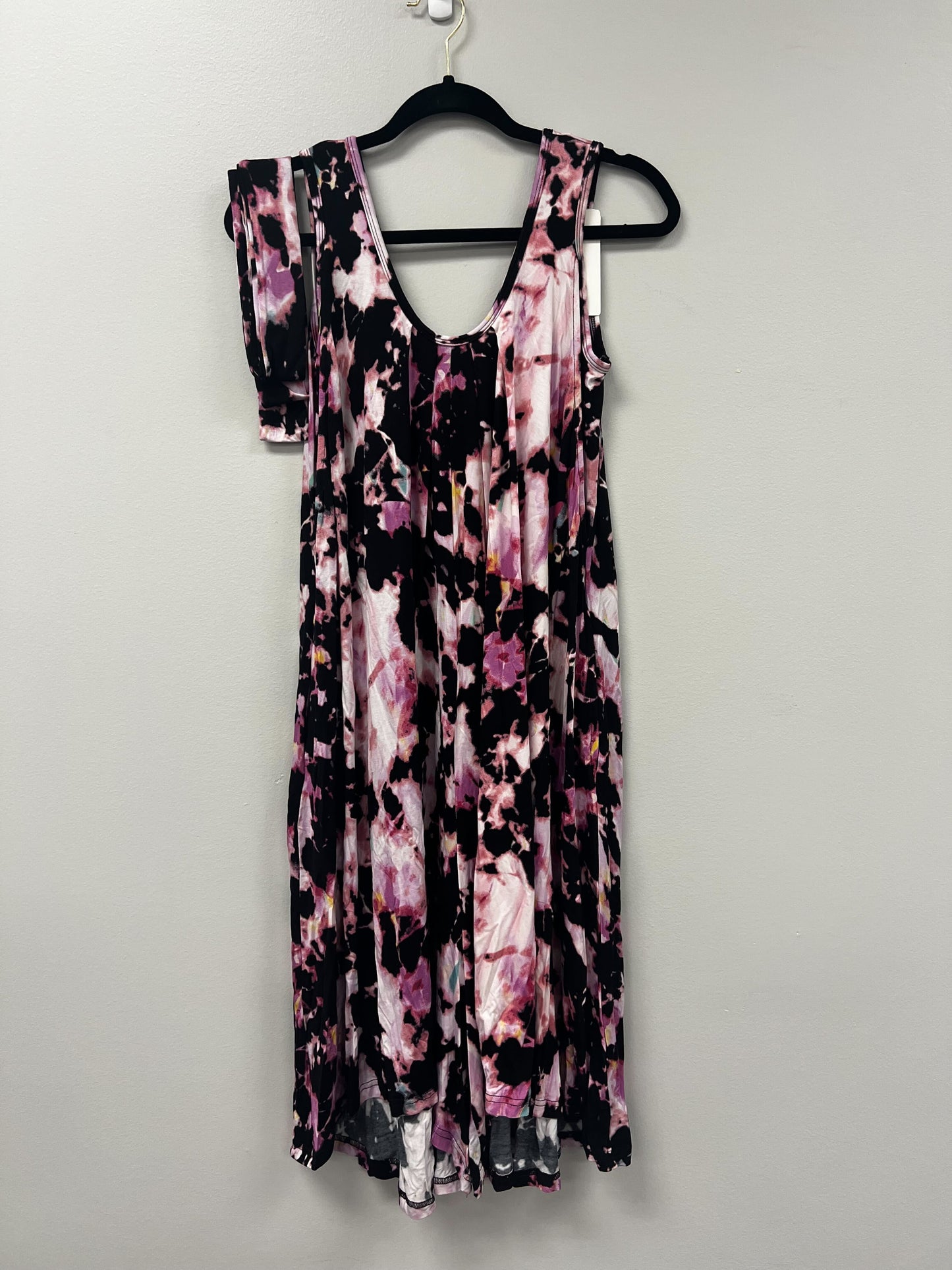 Outlet 5717 - Latched Mama Printed Nursing Romper - Vibrant Tie Dye - Petite