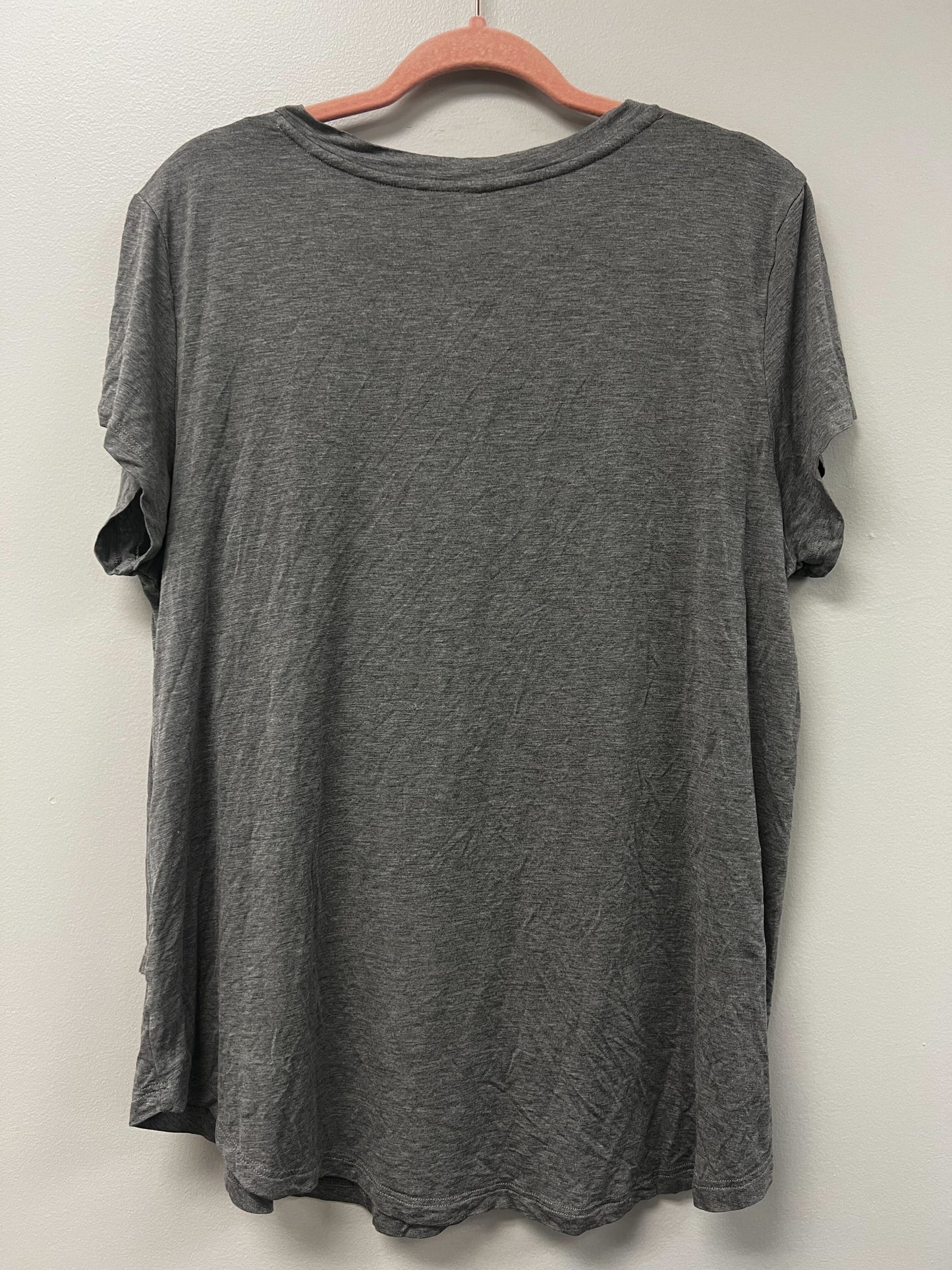 Outlet 6006 - Latched Mama Lucky Mama Nursing Tee - Light Grey - 1X