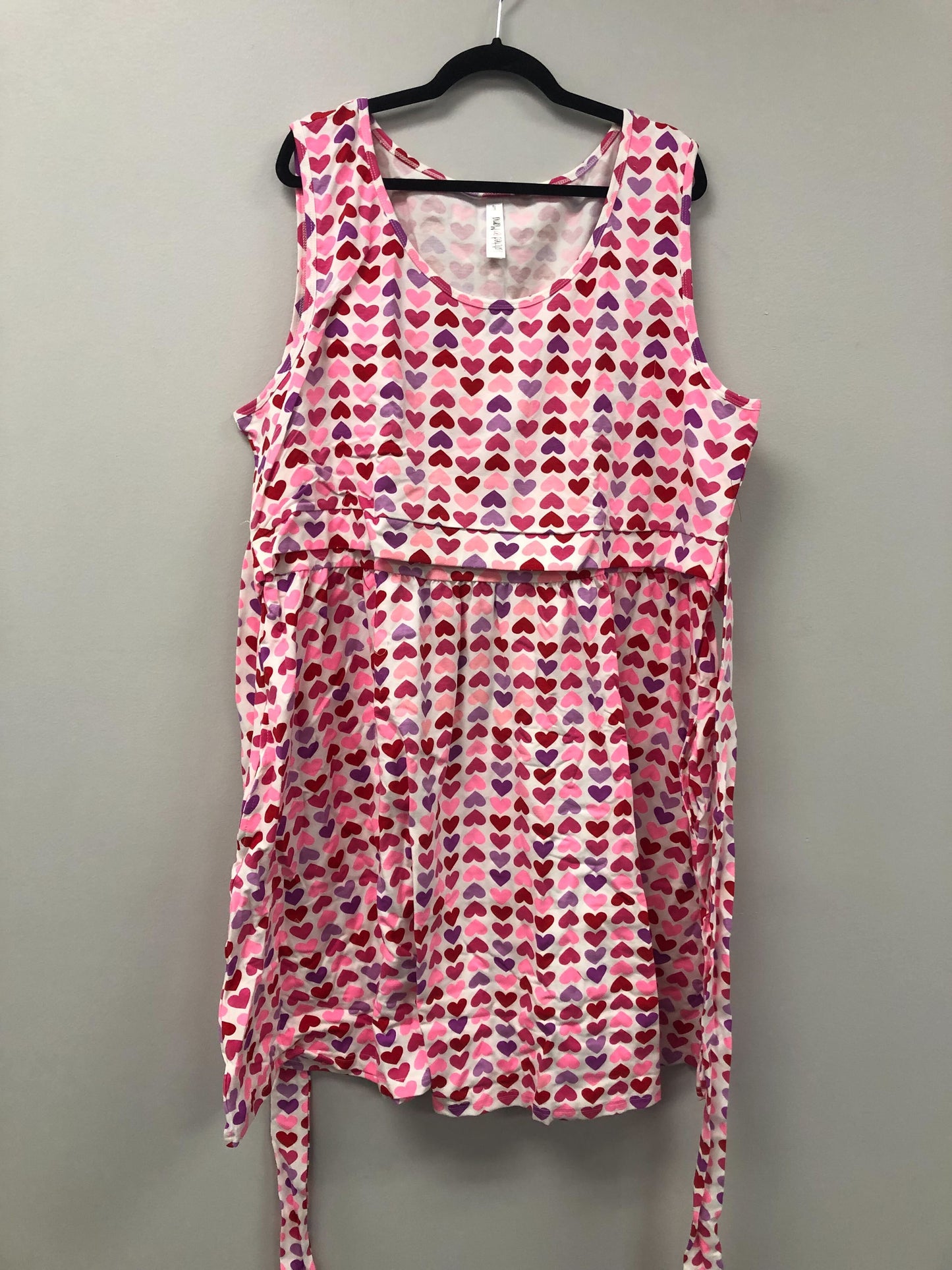 Outlet 5937 - Latched Mama Sunkissed Nursing Sundress - Hearts - 4X