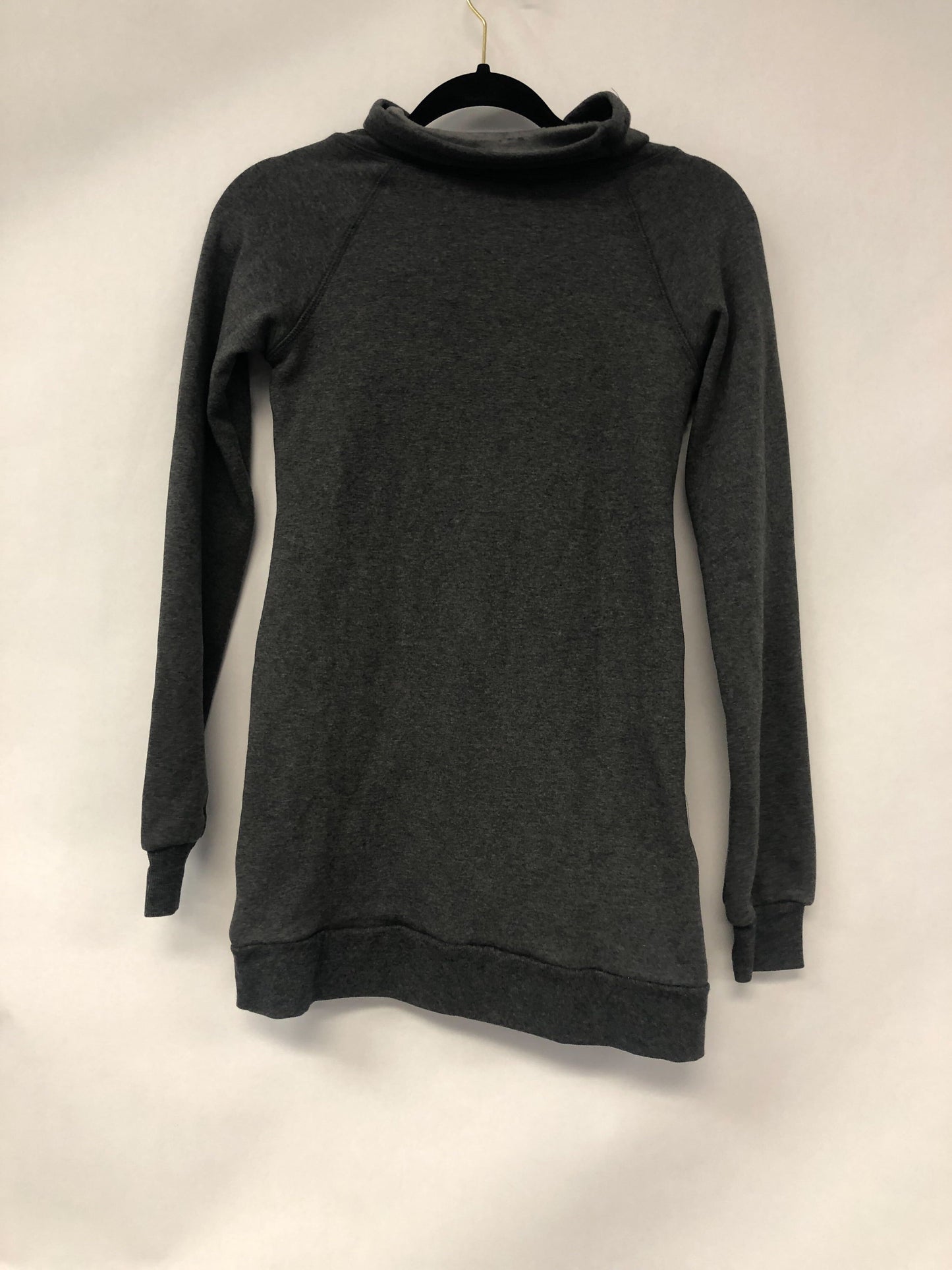 Outlet 6085 - Latched Mama Embroidered Harbor Snap Nursing Pullover - Charcoal - Extra Extra Small