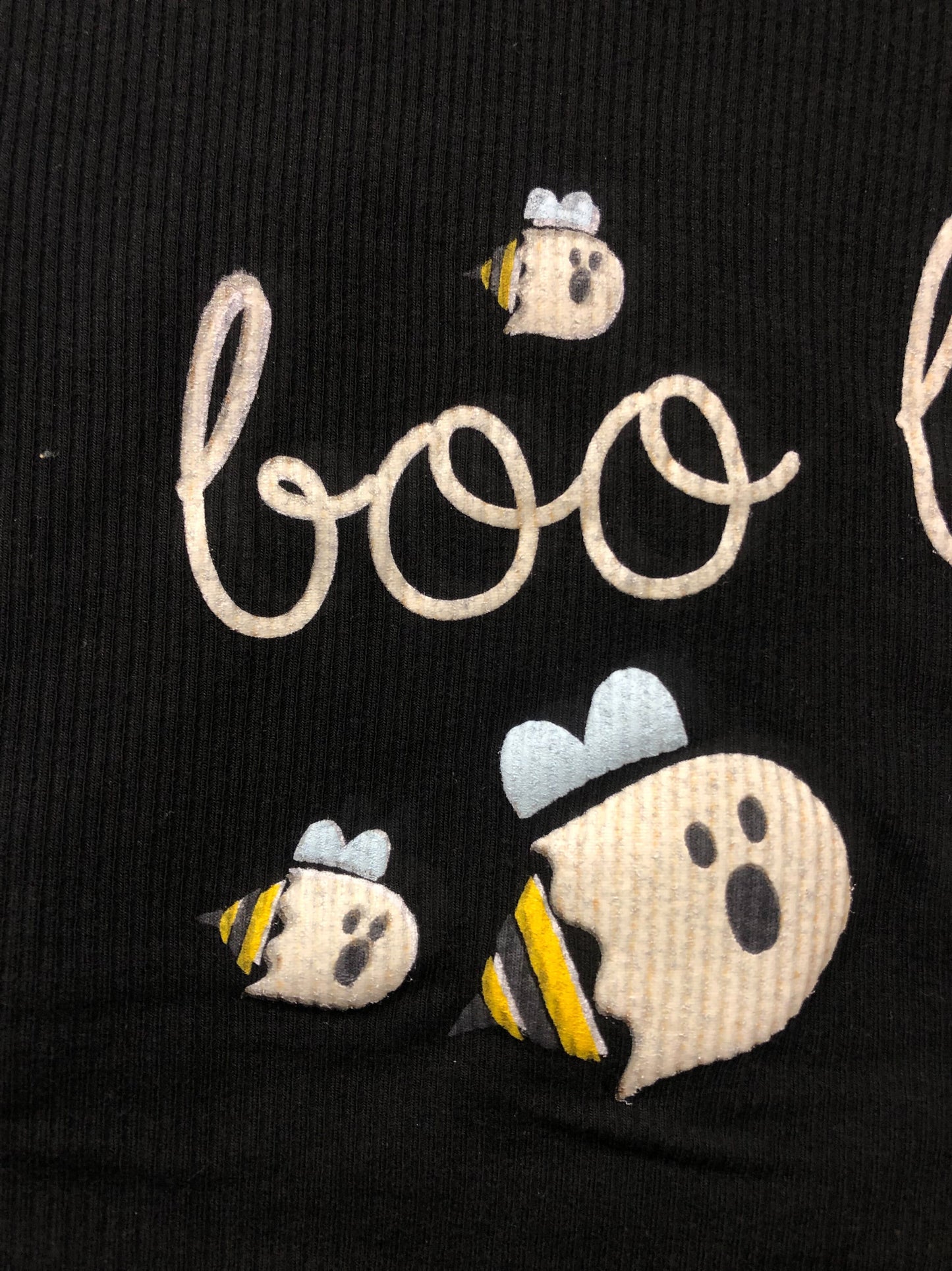Outlet 5952 - Latched Mama Ribbed Nursing Tank - Glow Boo-Bees - Extra Small