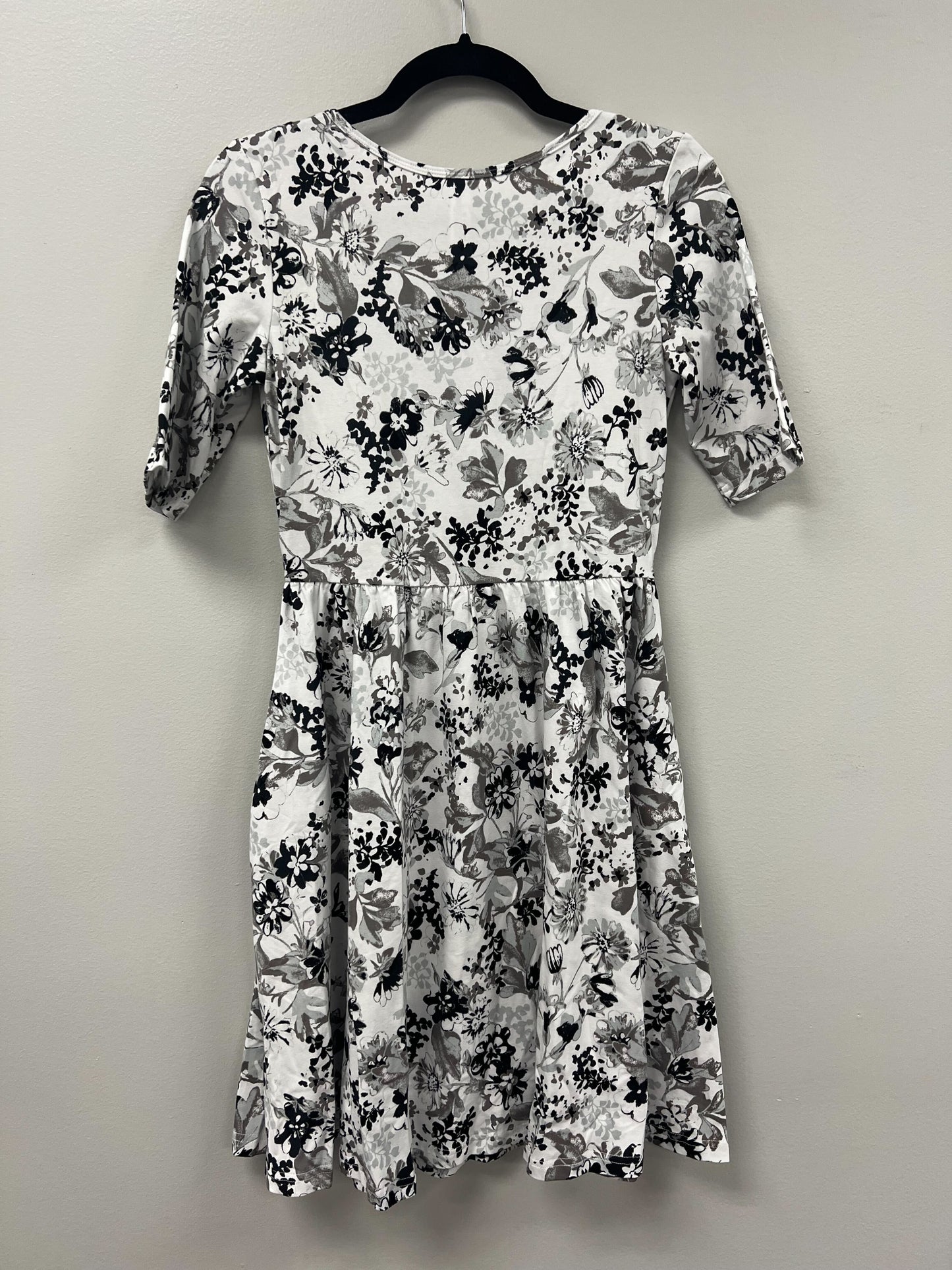 Outlet 5692 - Latched Mama Simple Cotton Nursing Dress - Icicle - Extra Small