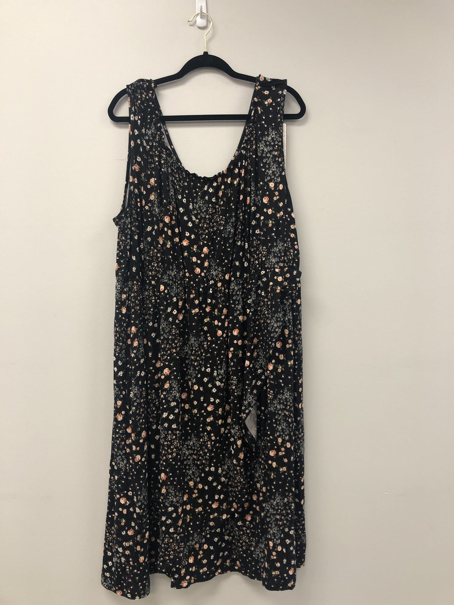Outlet 5578 - Latched Mama Labor Dress 2.0 - Midnight Blooms - 3X