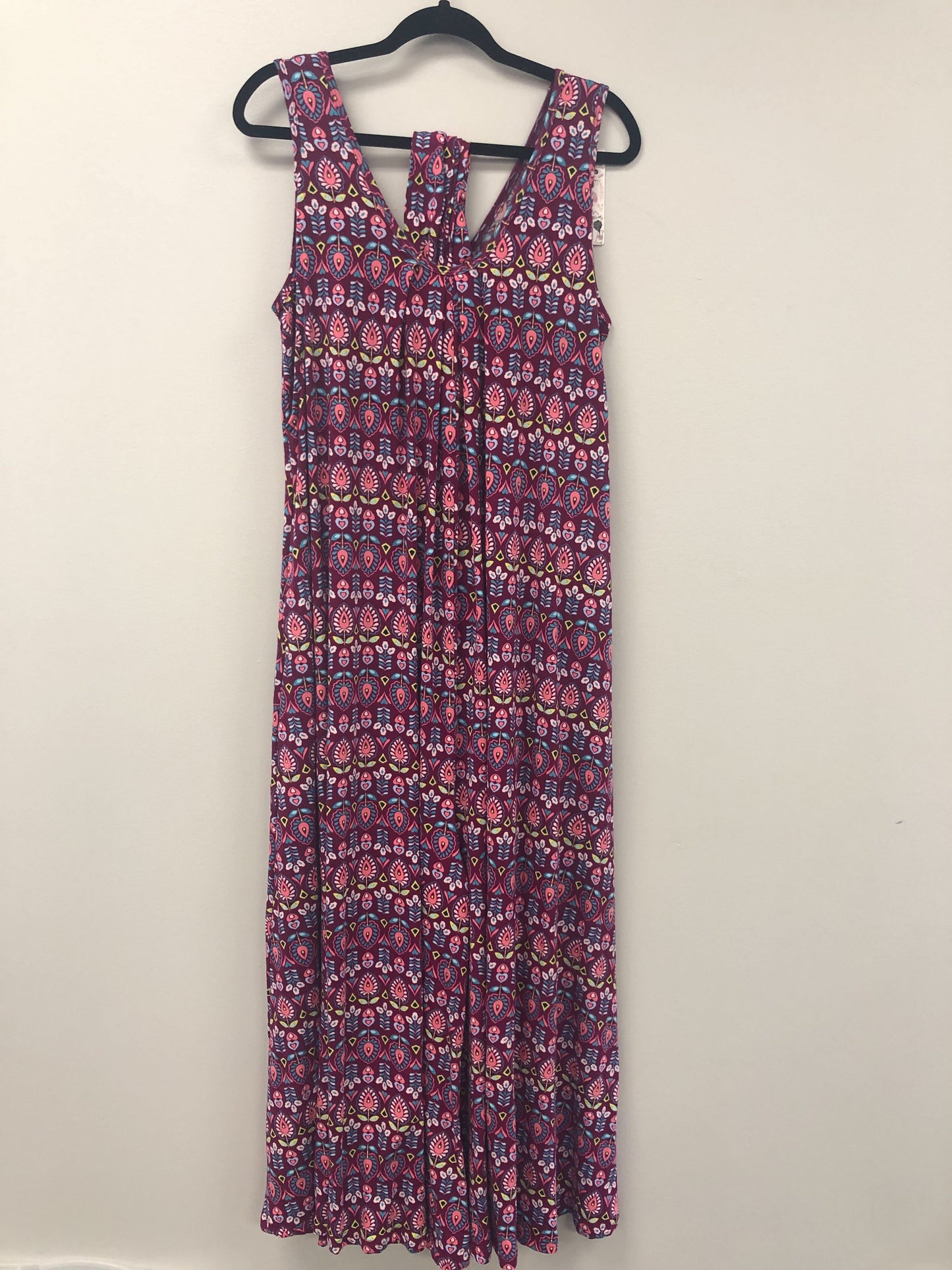 Outlet 5643 - Latched Mama Sleeveless Maxi Nursing Momper - Mythic Bloom - Standard