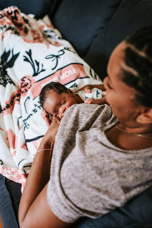 Latched Mama Fleece Blanket-Final Sale