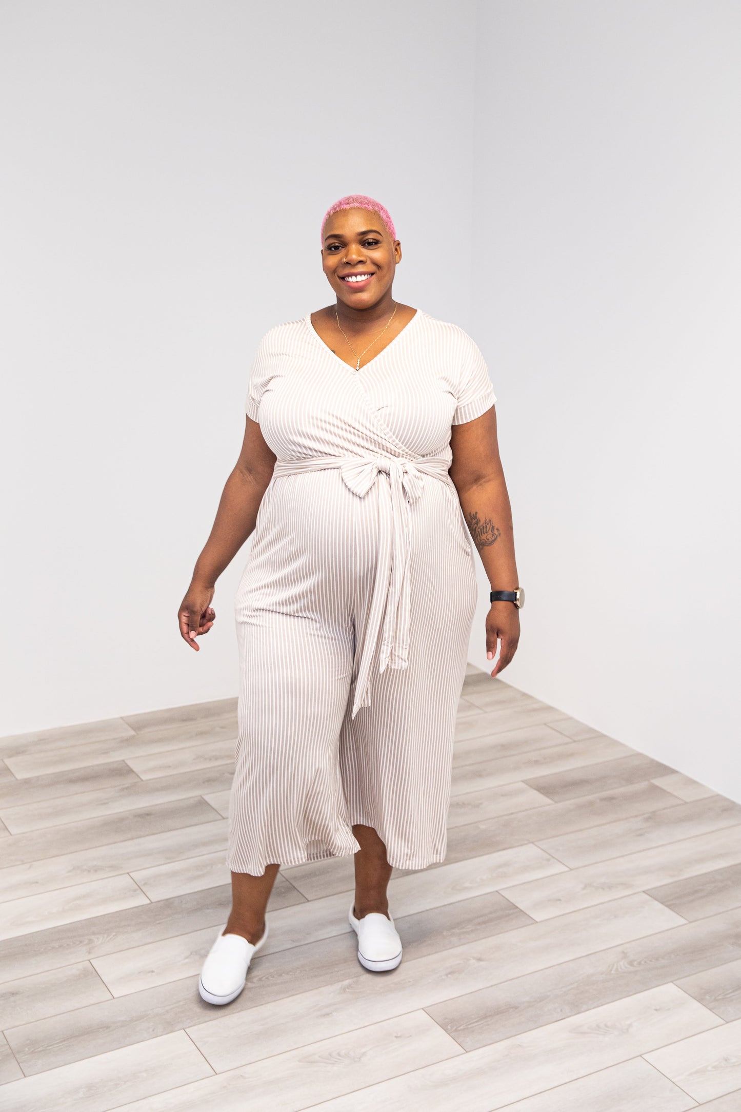 Latched Mama V-Neck Nursing Jumpsuit