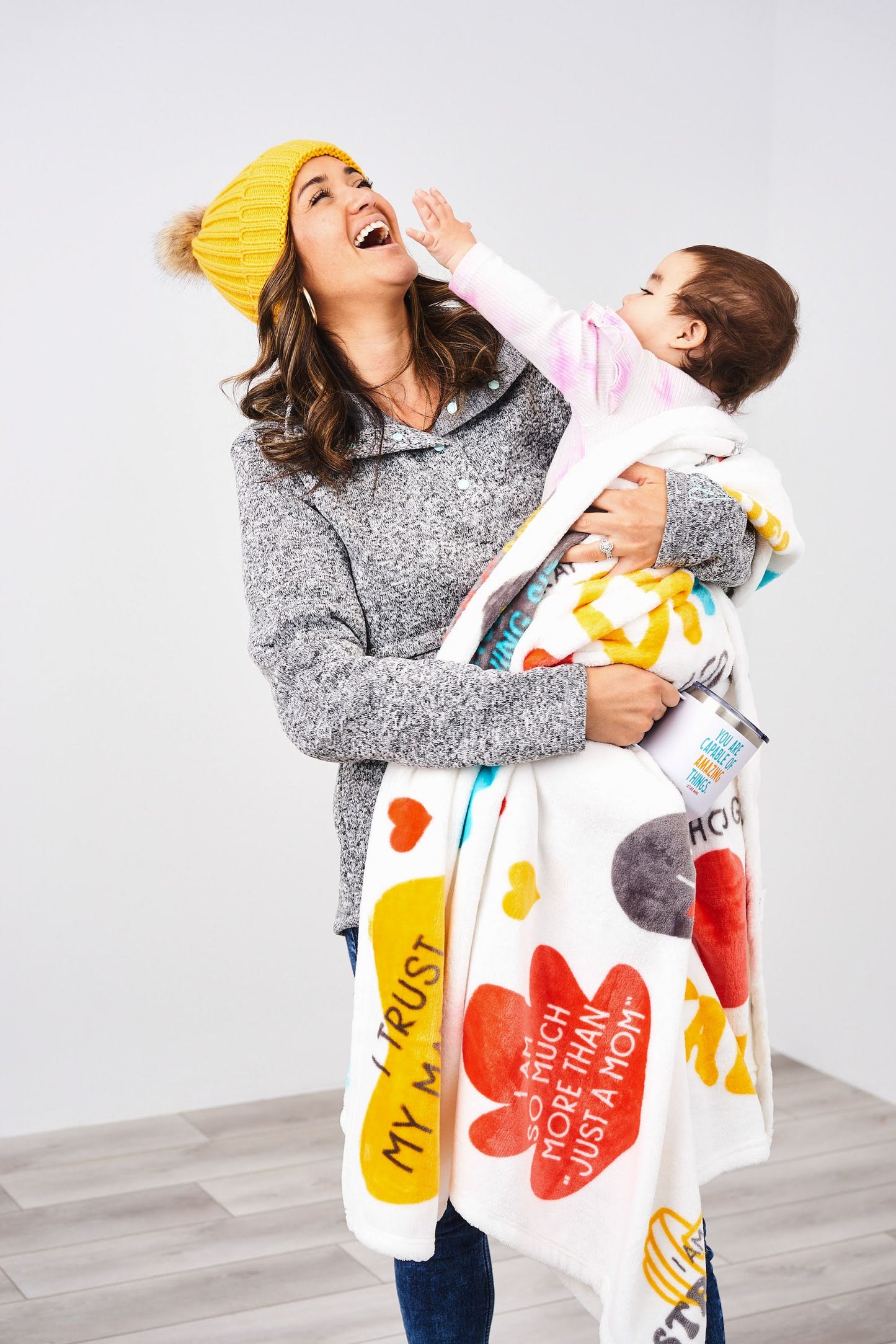 Latched Mama Fleece Affirmations Blanket