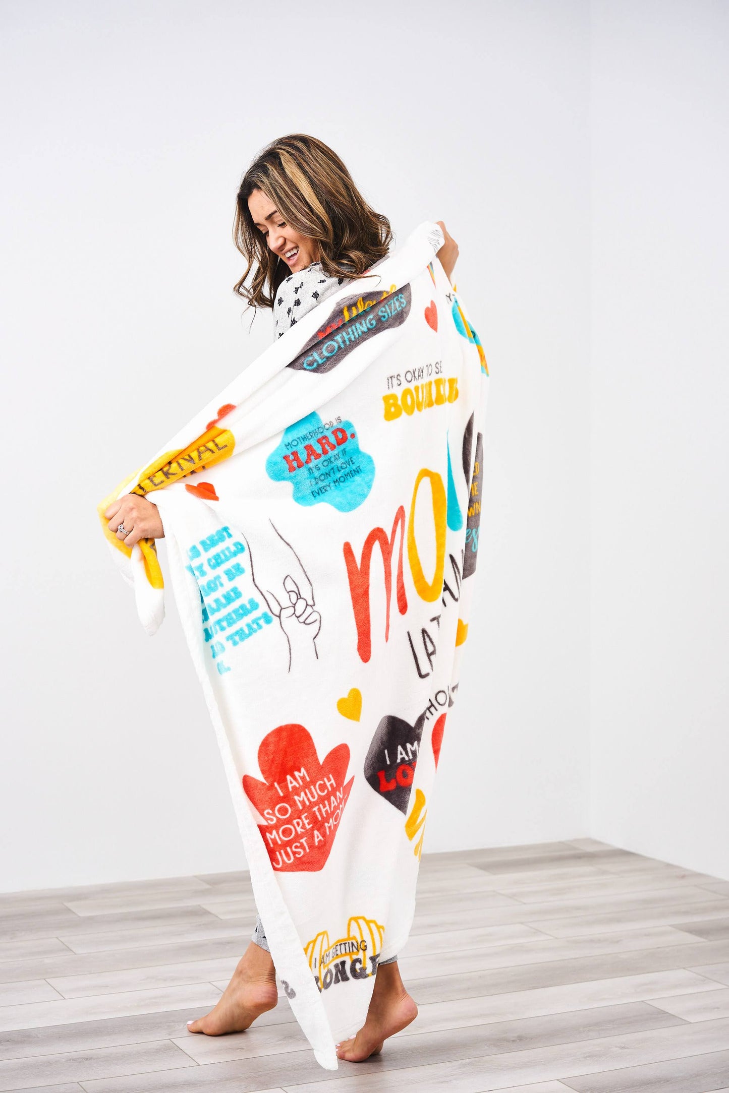 Latched Mama Fleece Affirmations Blanket