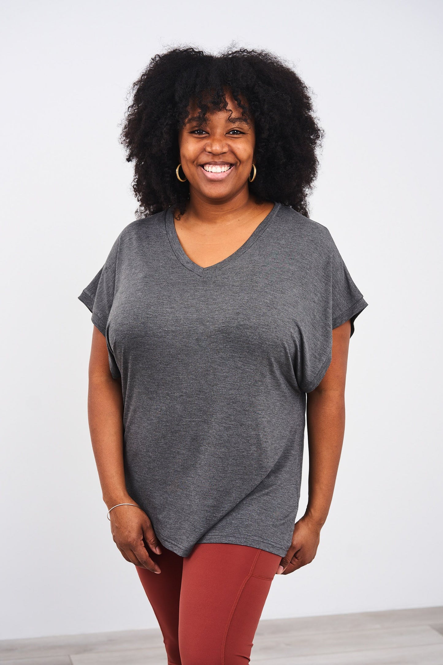 Latched Mama V-Neck Daily Nursing Tee