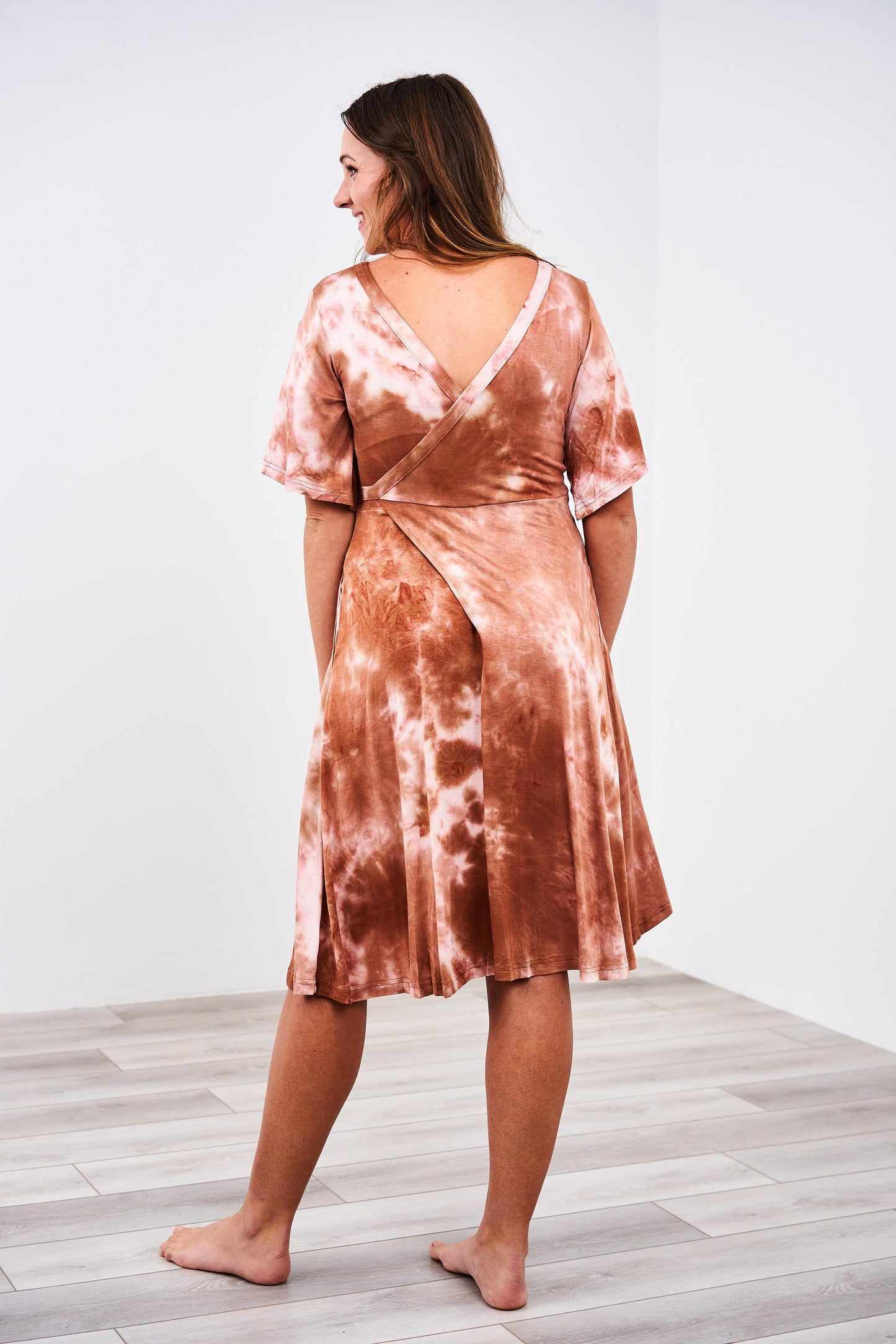 Latched Mama Labor & Postpartum Wrap Dress