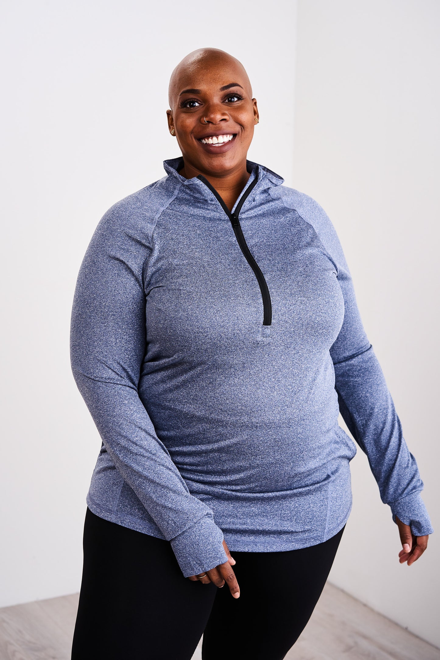 Latched Mama 1/4 Zip Performance Nursing Pullover - Final Sale