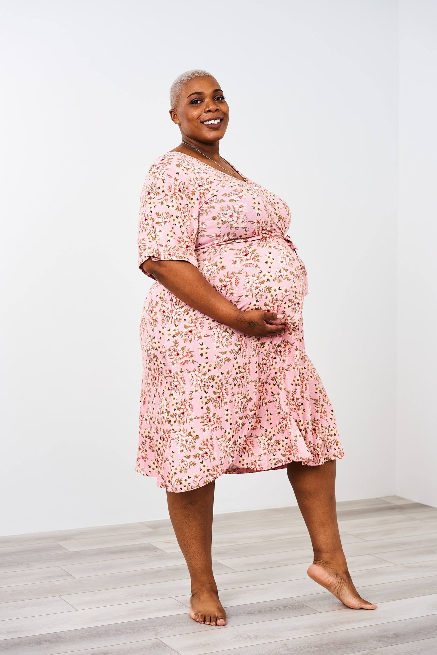 Latched Mama Labor & Postpartum Wrap Dress