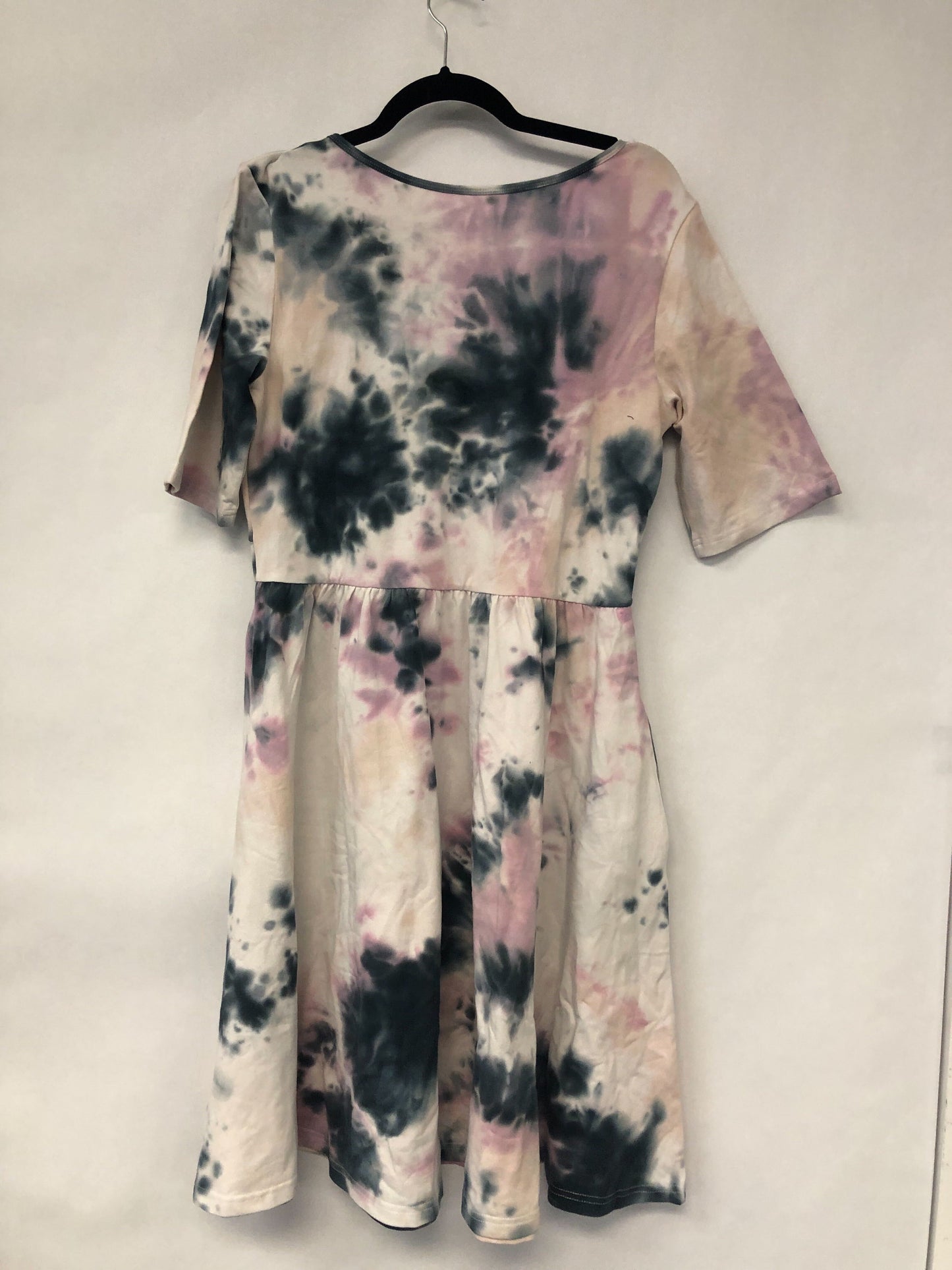 Outlet 6273 - Latched Mama Simple Cotton Nursing Dress - Cosmic Karma - Large