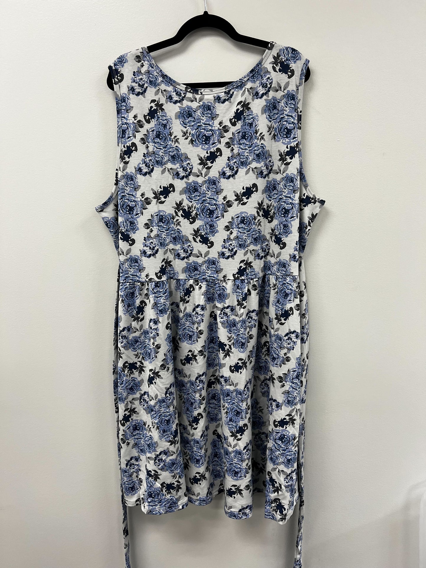 Outlet 5902 - Latched Mama Sunkissed Nursing Sundress - Periwinkle Bouquet - 4X